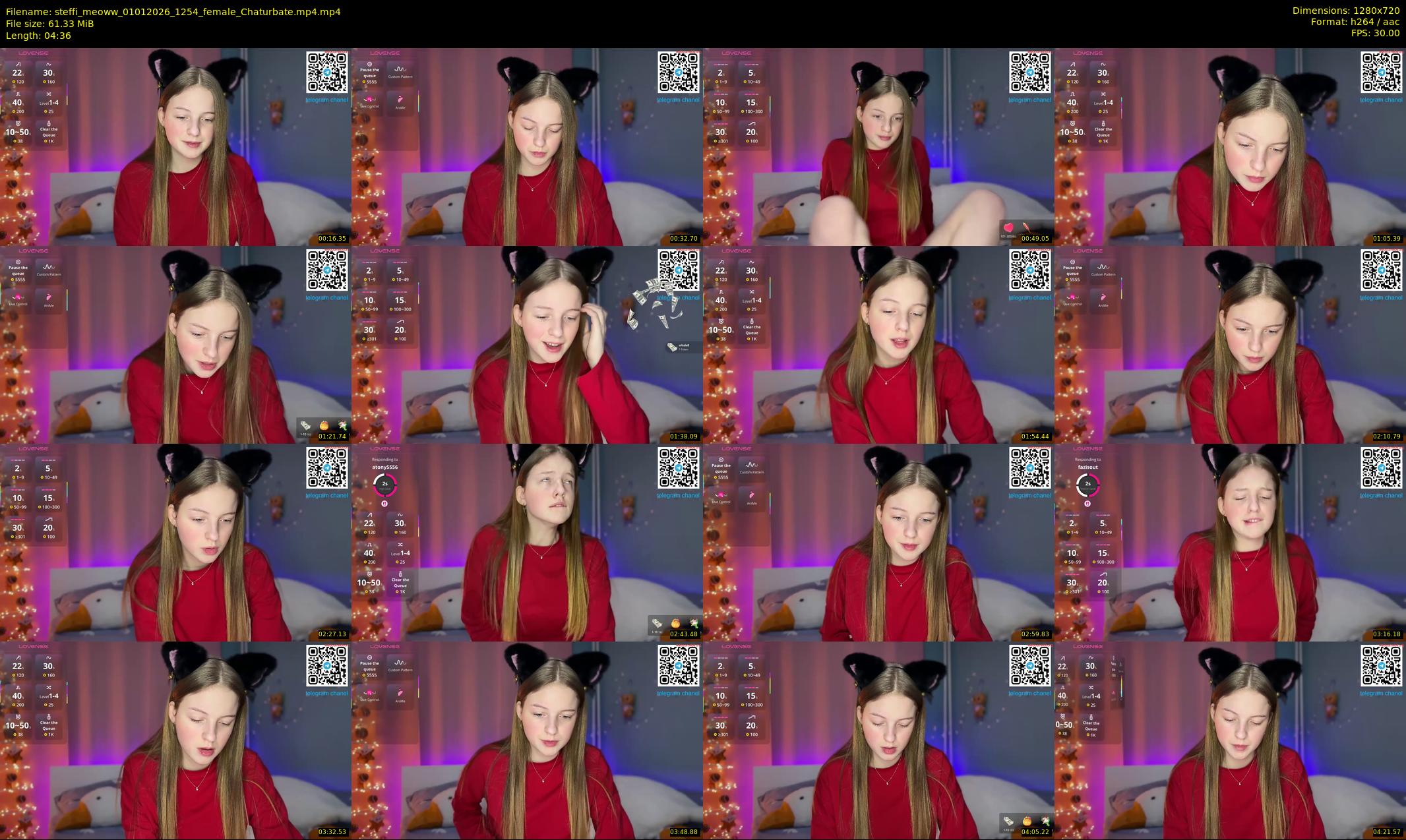 steffi_meoww — 5 minute Chaturbate female cam show recording, 720p, Jan 1, 2026
