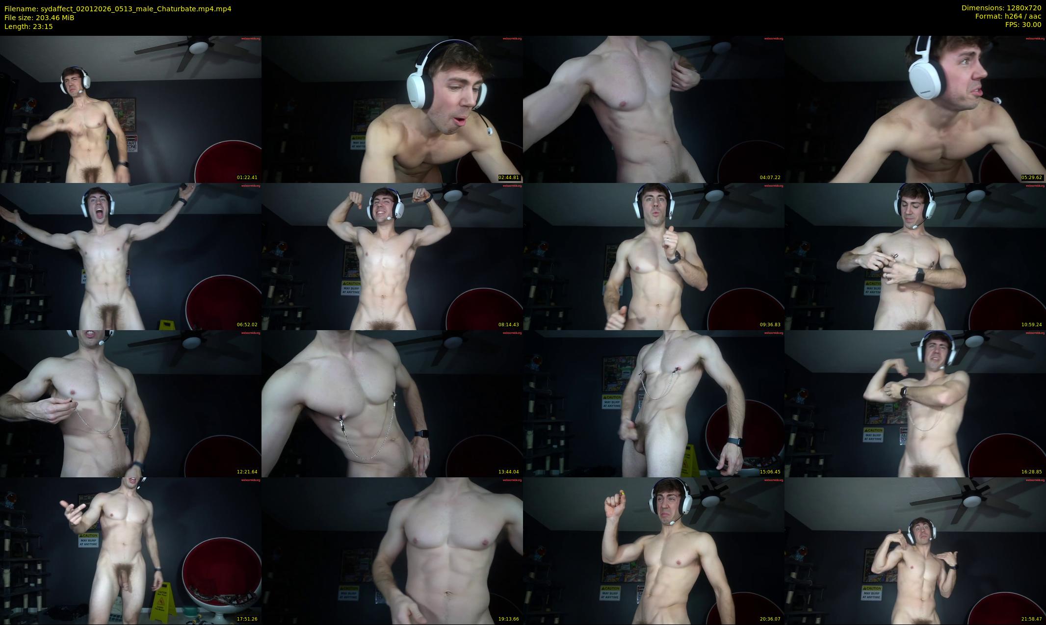 sydaffect — 24 minute Chaturbate male cam show recording, 720p, Jan 2, 2026
