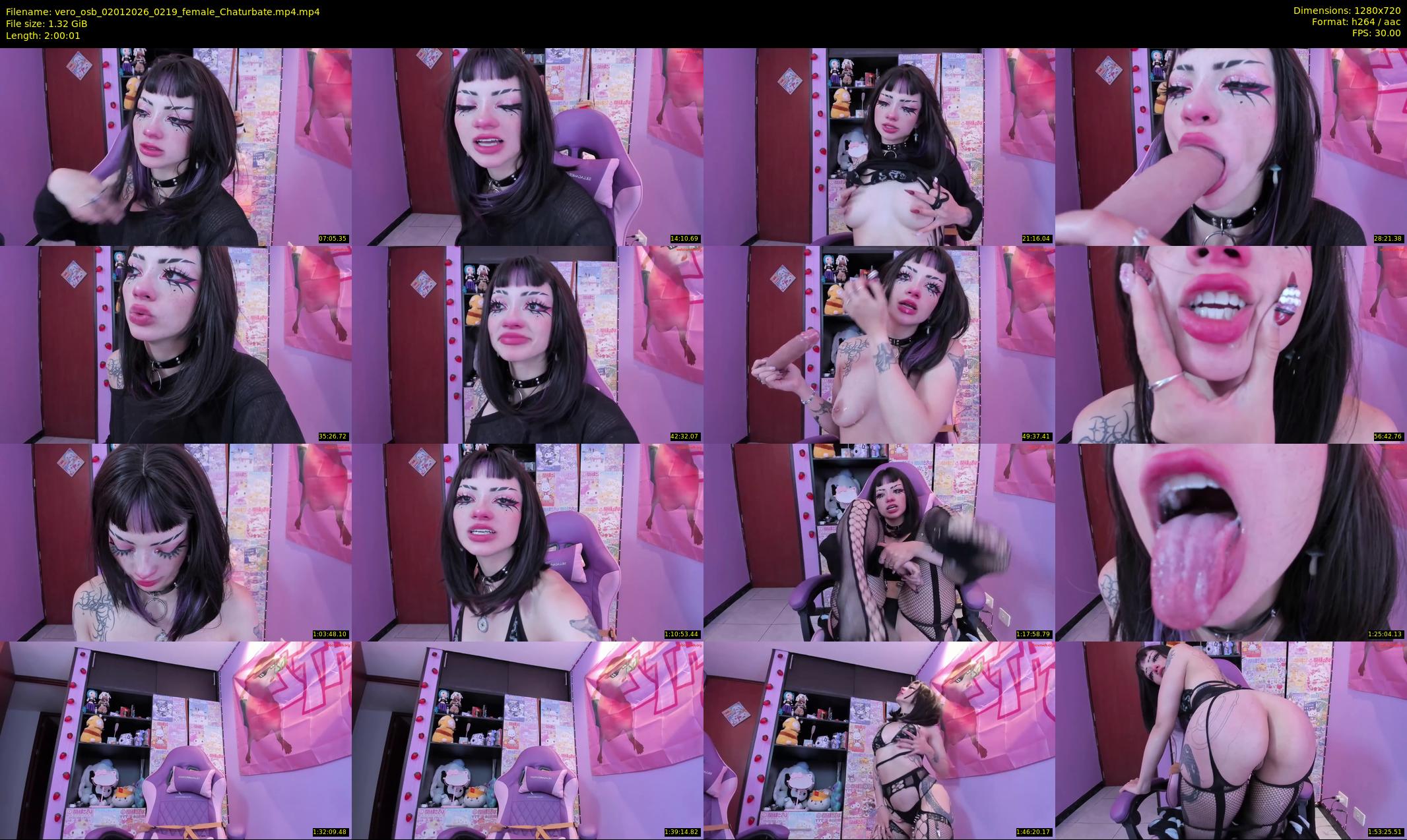 vero_osb — 121 minute Chaturbate female cam show recording, 720p, Jan 2, 2026