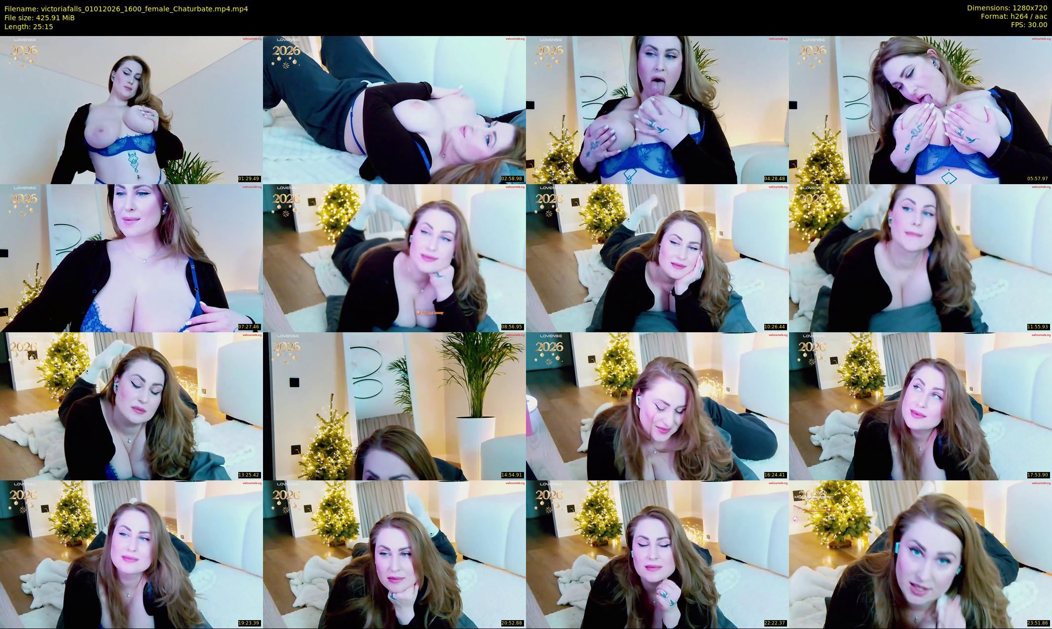 victoriafalls — 26 minute Chaturbate female cam show recording, 720p, Jan 1, 2026