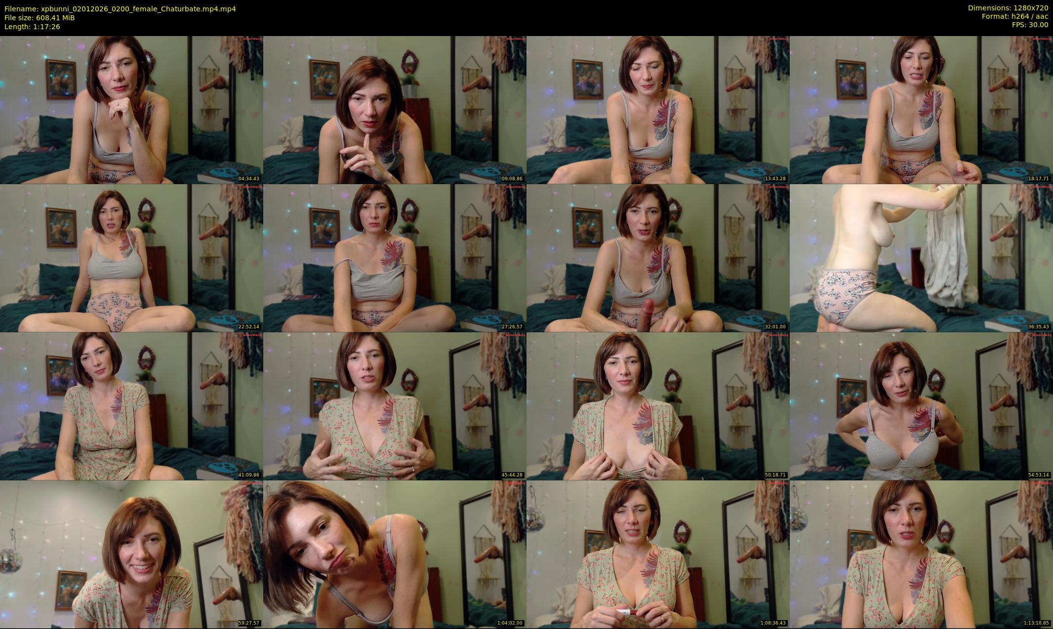xpbunni — 78 minute Chaturbate female cam show recording, 720p, Jan 2, 2026