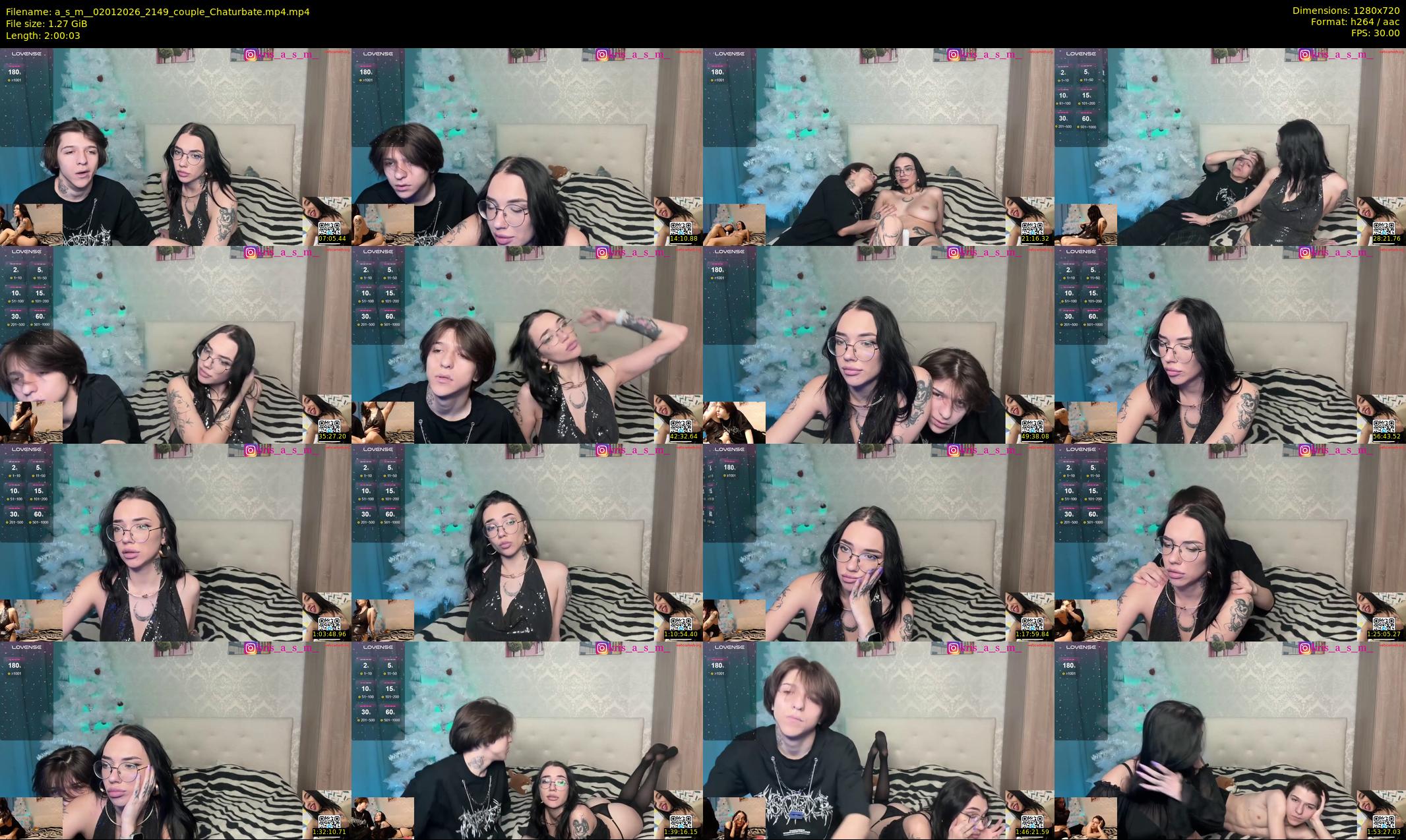a_s_m_ — 121 minute Chaturbate couple cam show recording, 720p, Jan 2, 2026