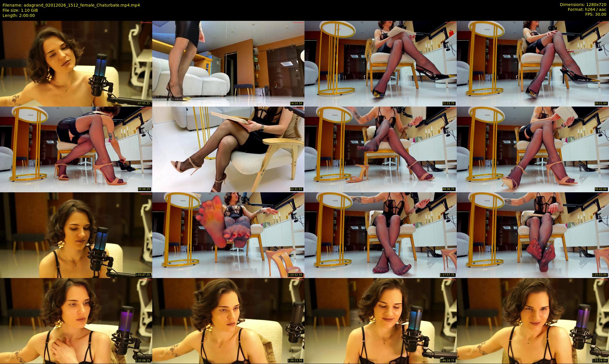 adagrand — 120 minute Chaturbate female cam show recording, 720p, Jan 2, 2026