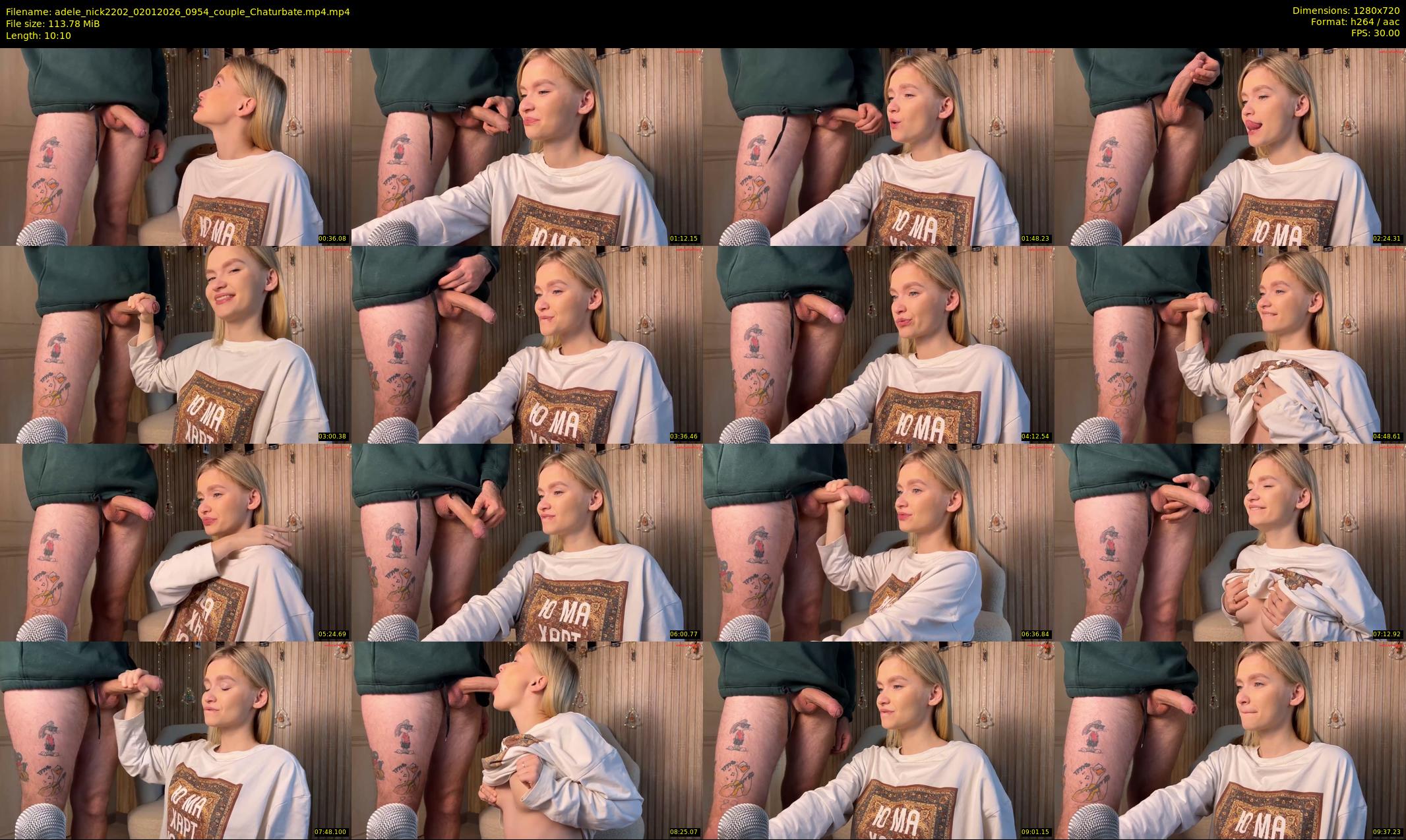 adele_nick2202 — 11 minute Chaturbate couple cam show recording, 720p, Jan 2, 2026