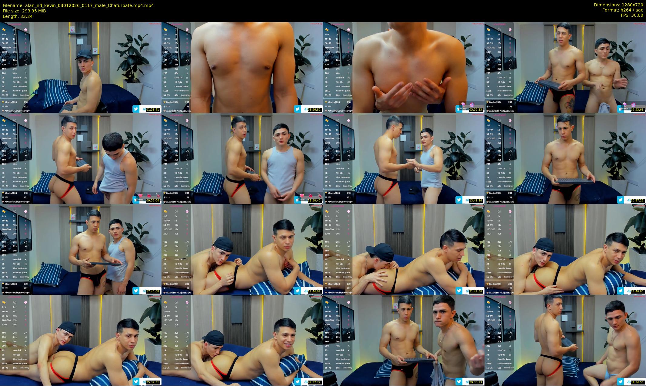 alan_nd_kevin — 34 minute Chaturbate male cam show recording, 720p, Jan 3, 2026