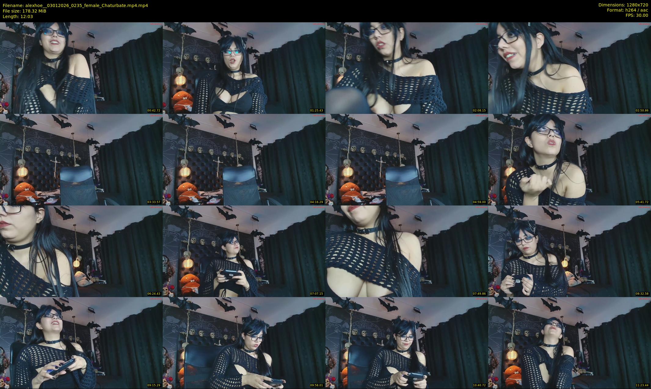 alexhoe_ — 13 minute Chaturbate female cam show recording, 720p, Jan 3, 2026