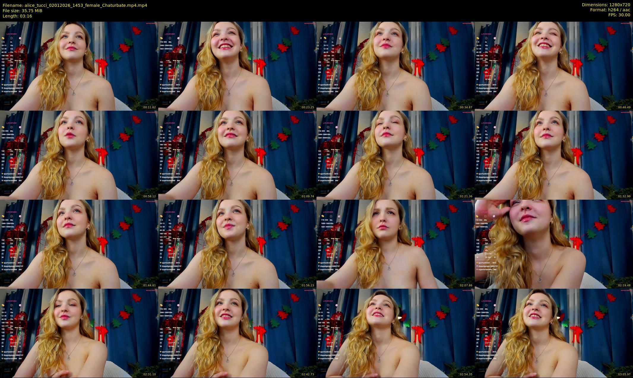 alice_tucci — 4 minute Chaturbate female cam show recording, 720p, Jan 2, 2026