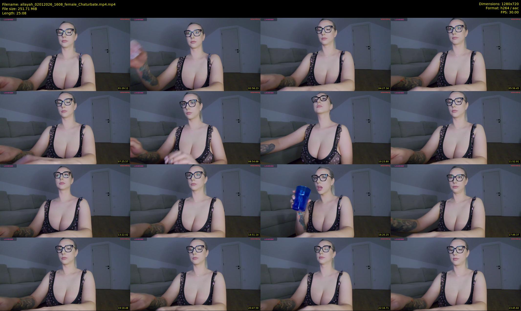 allayah — 26 minute Chaturbate female cam show recording, 720p, Jan 2, 2026