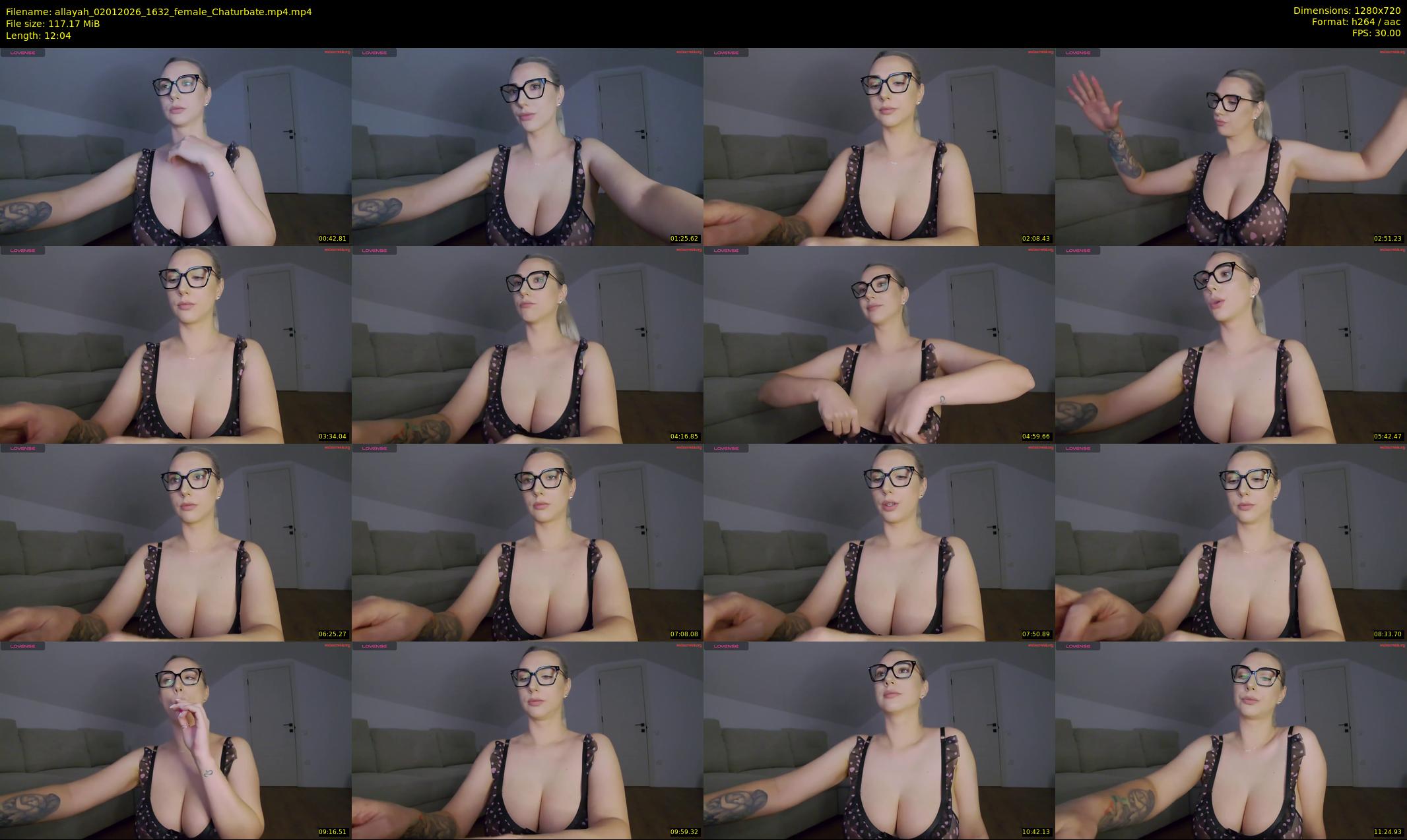 allayah — 13 minute Chaturbate female cam show recording, 720p, Jan 2, 2026