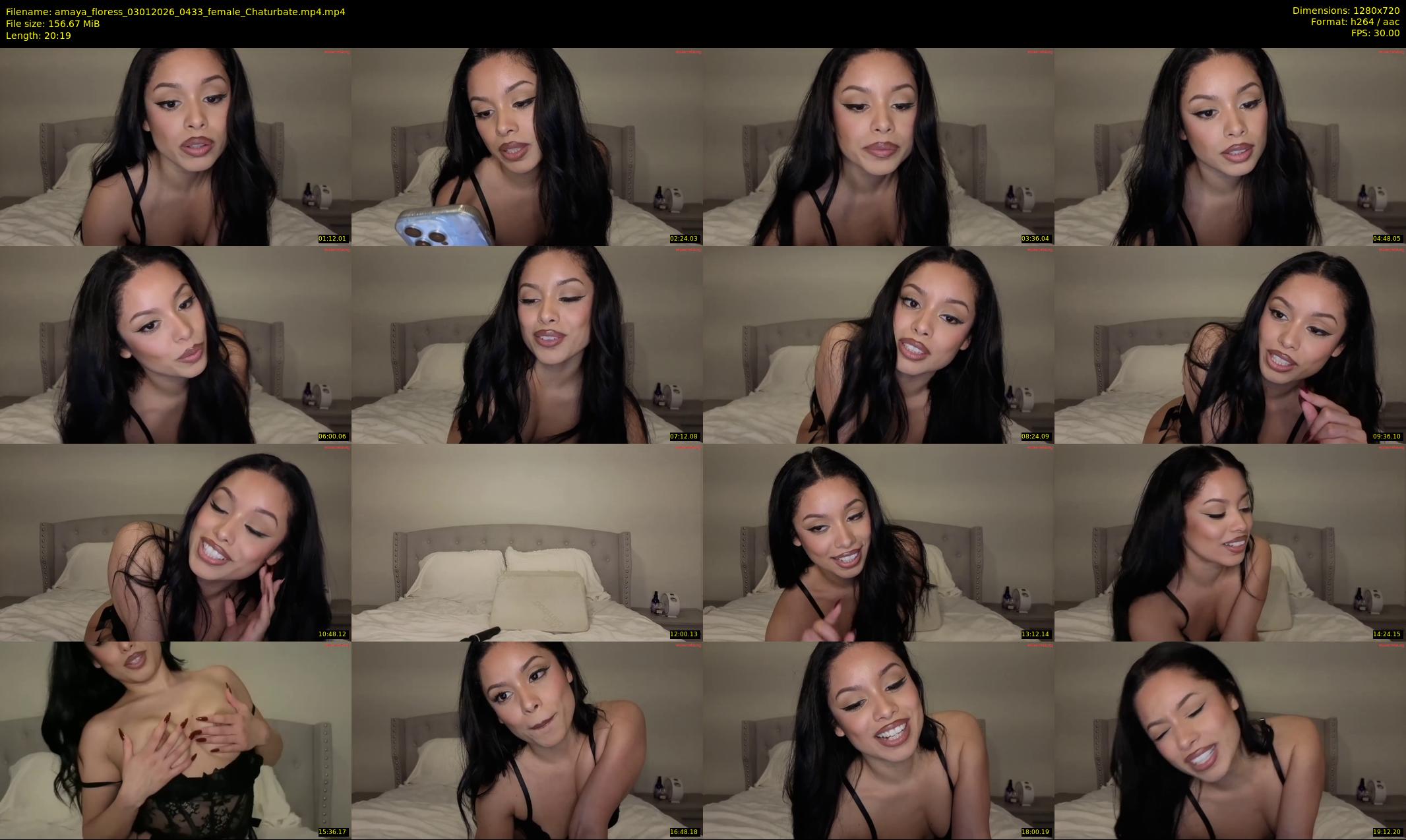 amaya_floress — 21 minute Chaturbate female cam show recording, 720p, Jan 3, 2026