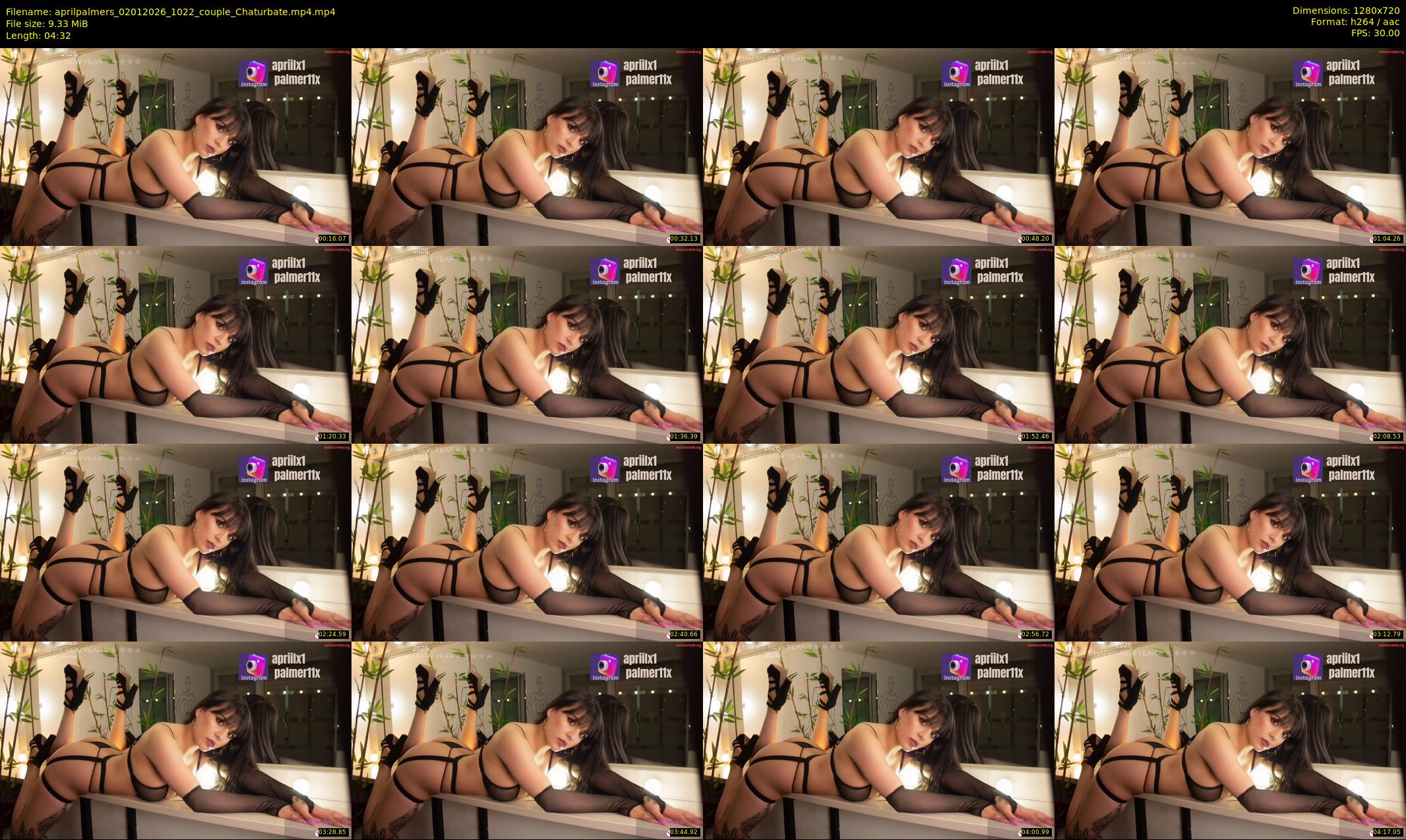 aprilpalmers — 5 minute Chaturbate female cam show recording, 720p, Jan 2, 2026