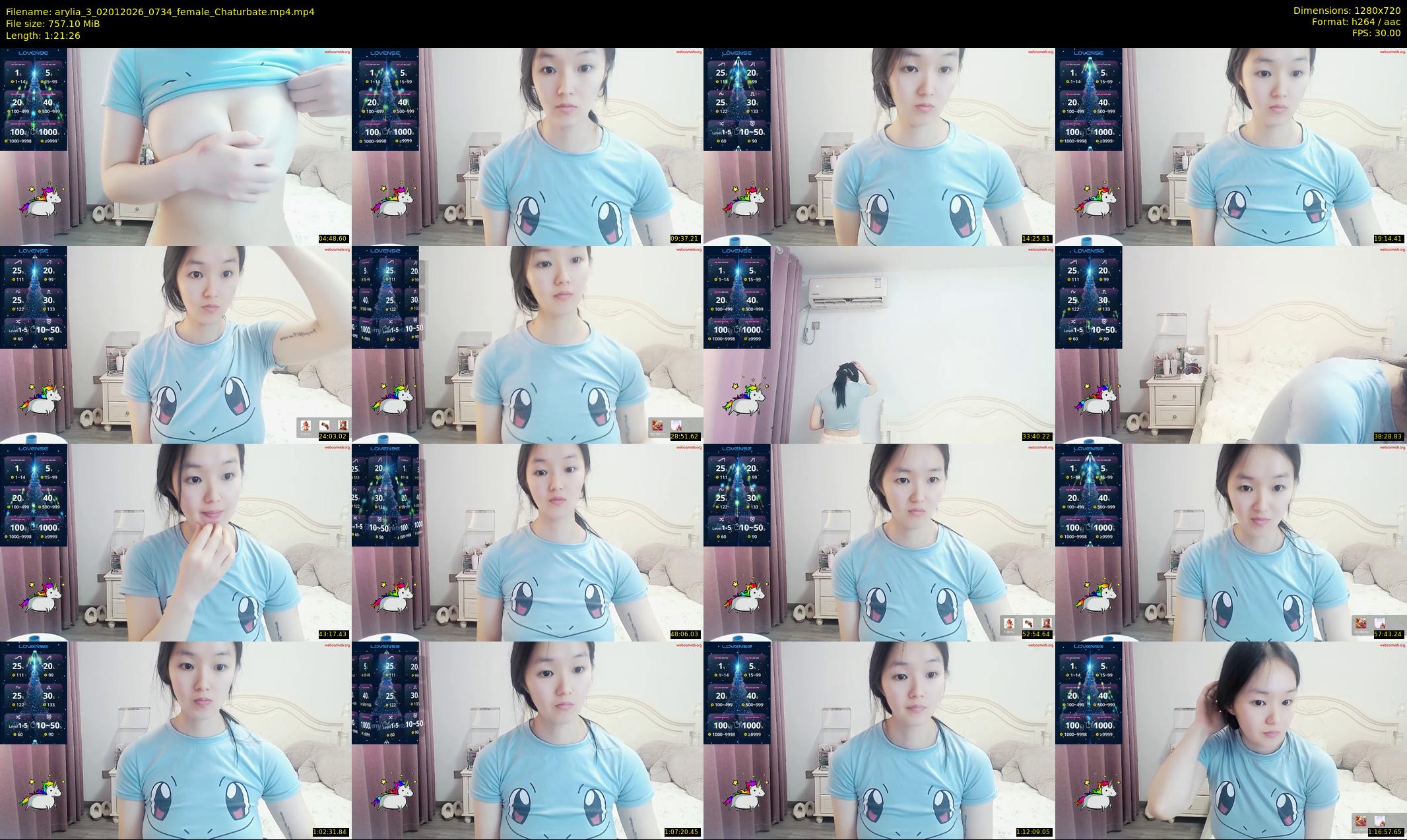 arylia_3 — 82 minute Chaturbate female cam show recording, 720p, Jan 2, 2026