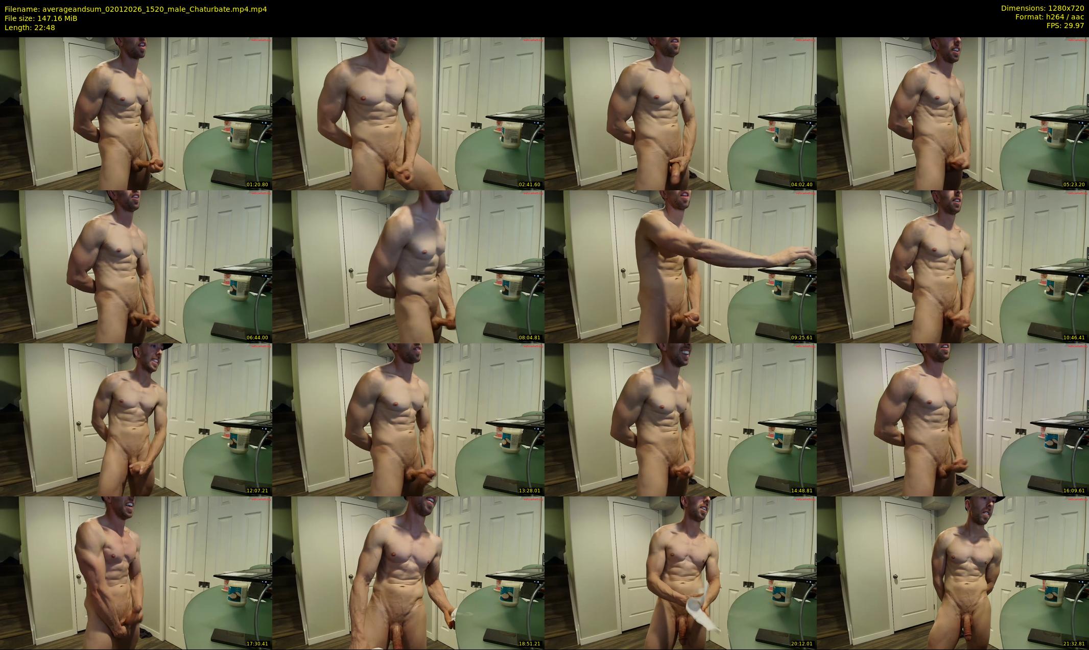 averageandsum — 23 minute Chaturbate male cam show recording, 720p, Jan 2, 2026