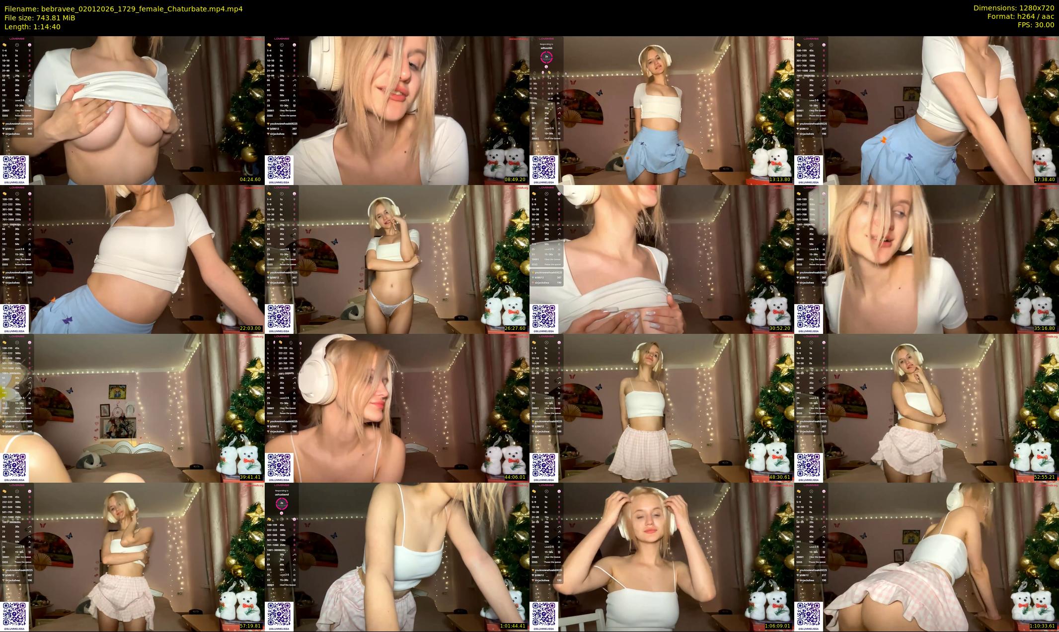 bebravee — 75 minute Chaturbate female cam show recording, 720p, Jan 2, 2026