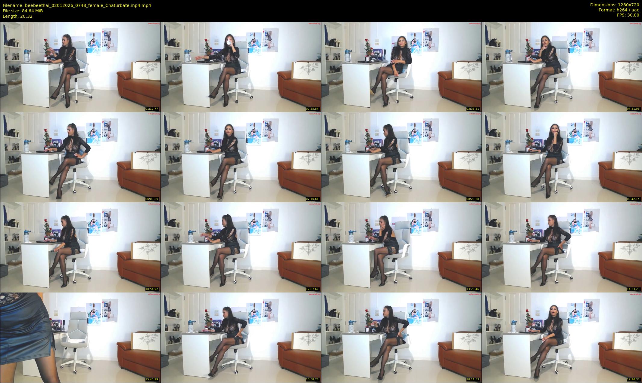 beebeethai — 21 minute Chaturbate female cam show recording, 720p, Jan 2, 2026