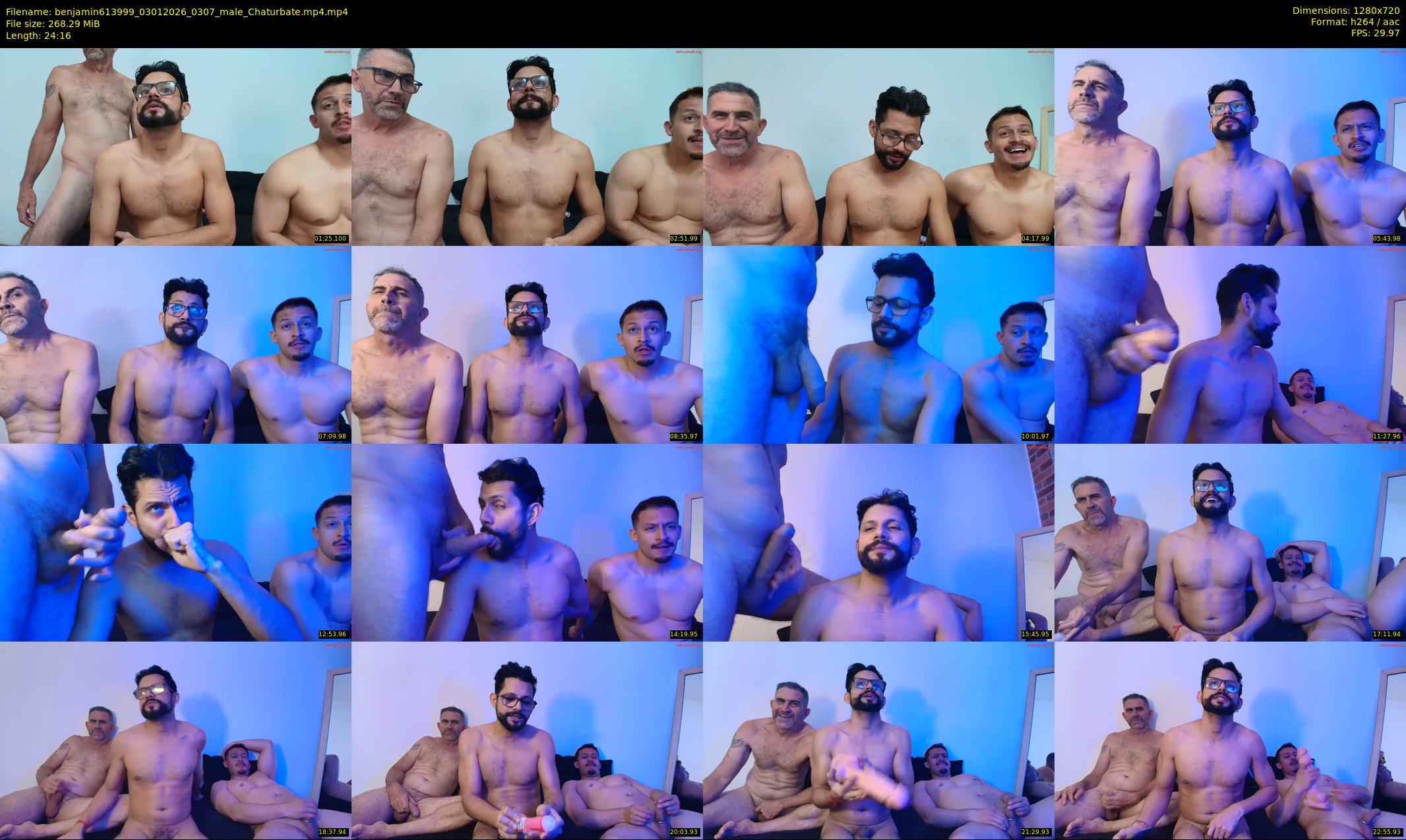 benjamin613999 — 25 minute Chaturbate male cam show recording, 720p, Jan 3, 2026