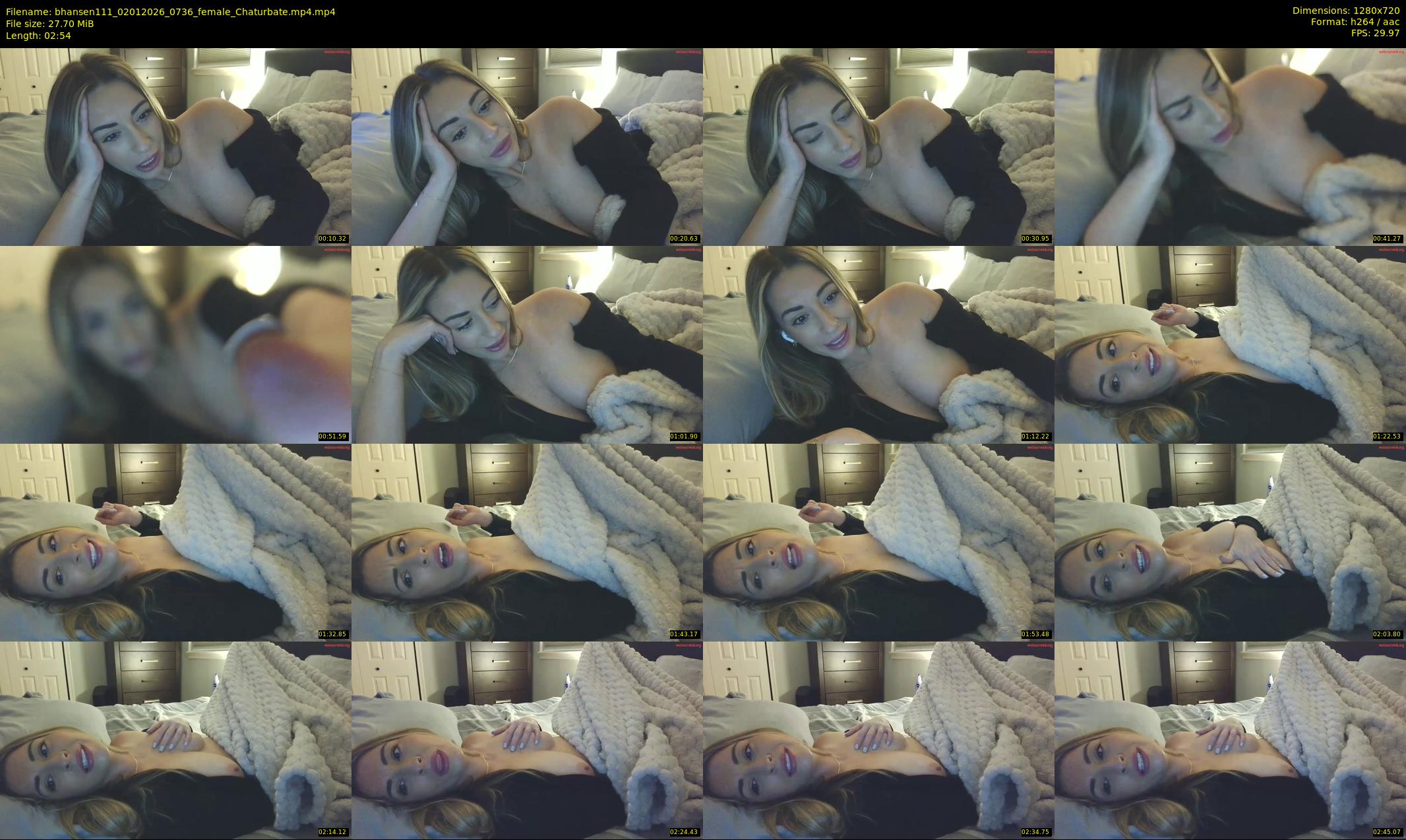 bhansen111 — 3 minute Chaturbate female cam show recording, 720p, Jan 2, 2026