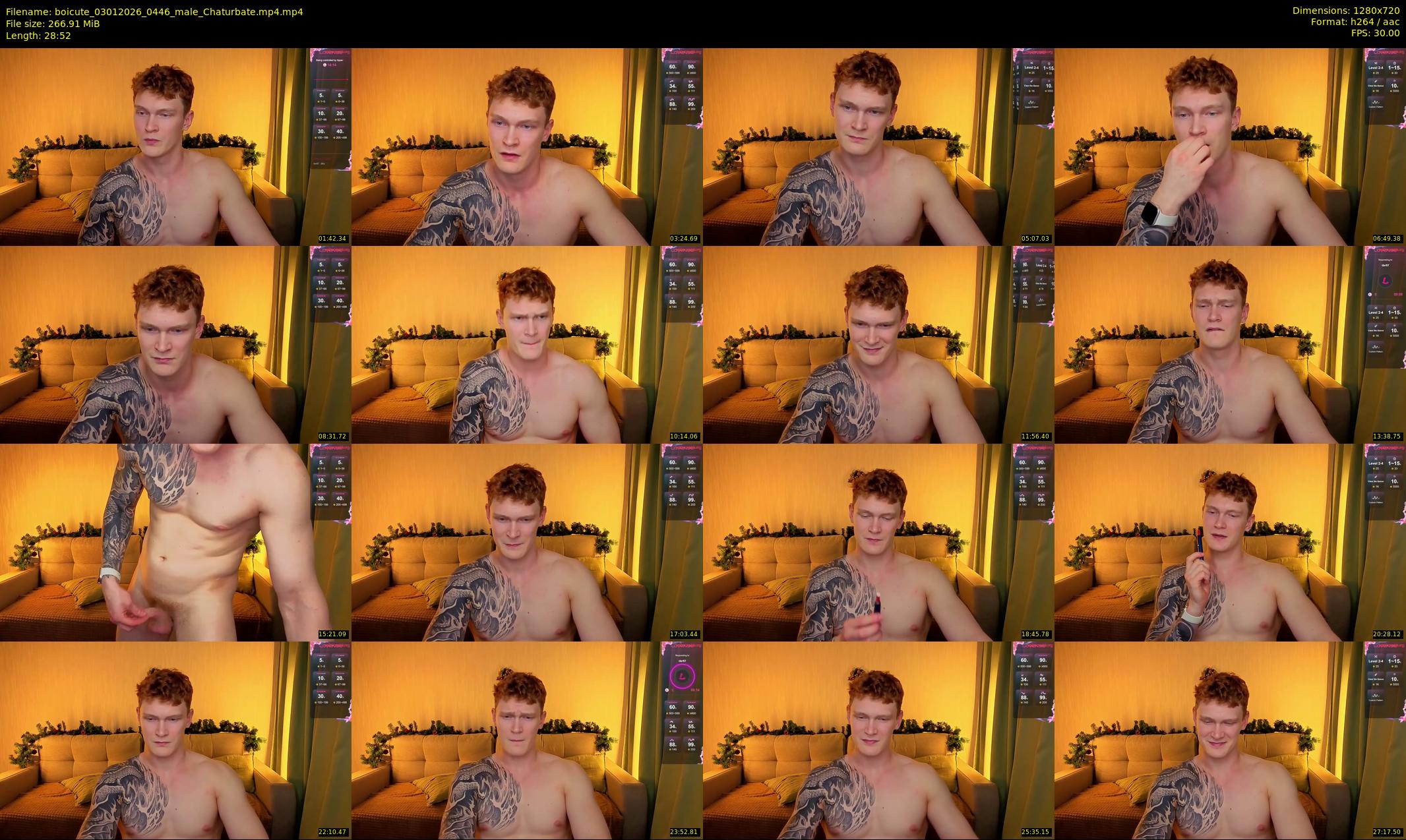 boicute — 29 minute Chaturbate male cam show recording, 720p, Jan 3, 2026