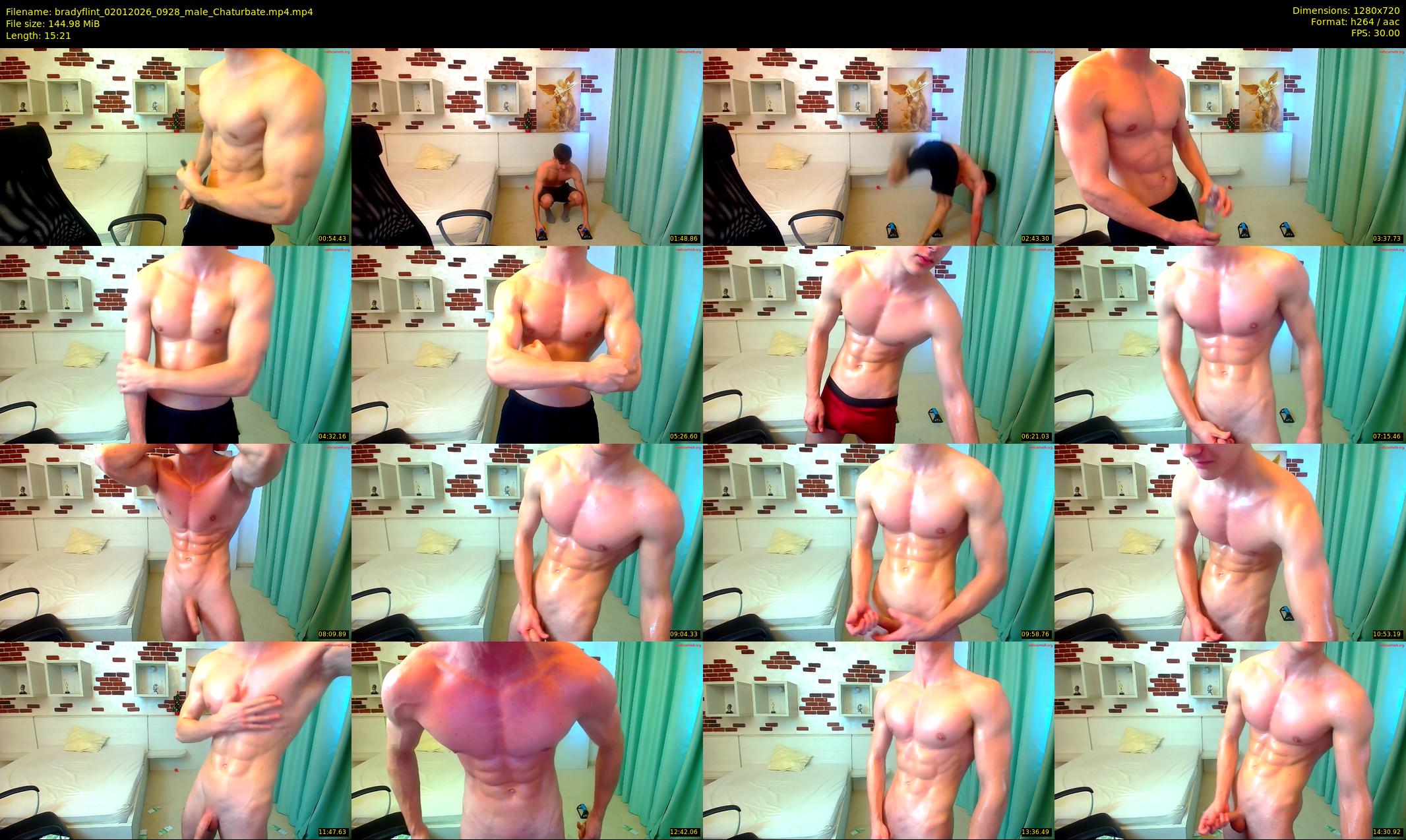bradyflint — 16 minute Chaturbate male cam show recording, 720p, Jan 2, 2026