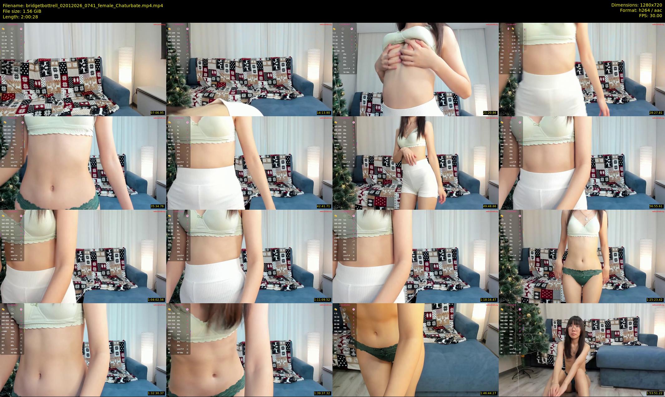 bridgetbottrell — 121 minute Chaturbate female cam show recording, 720p, Jan 2, 2026