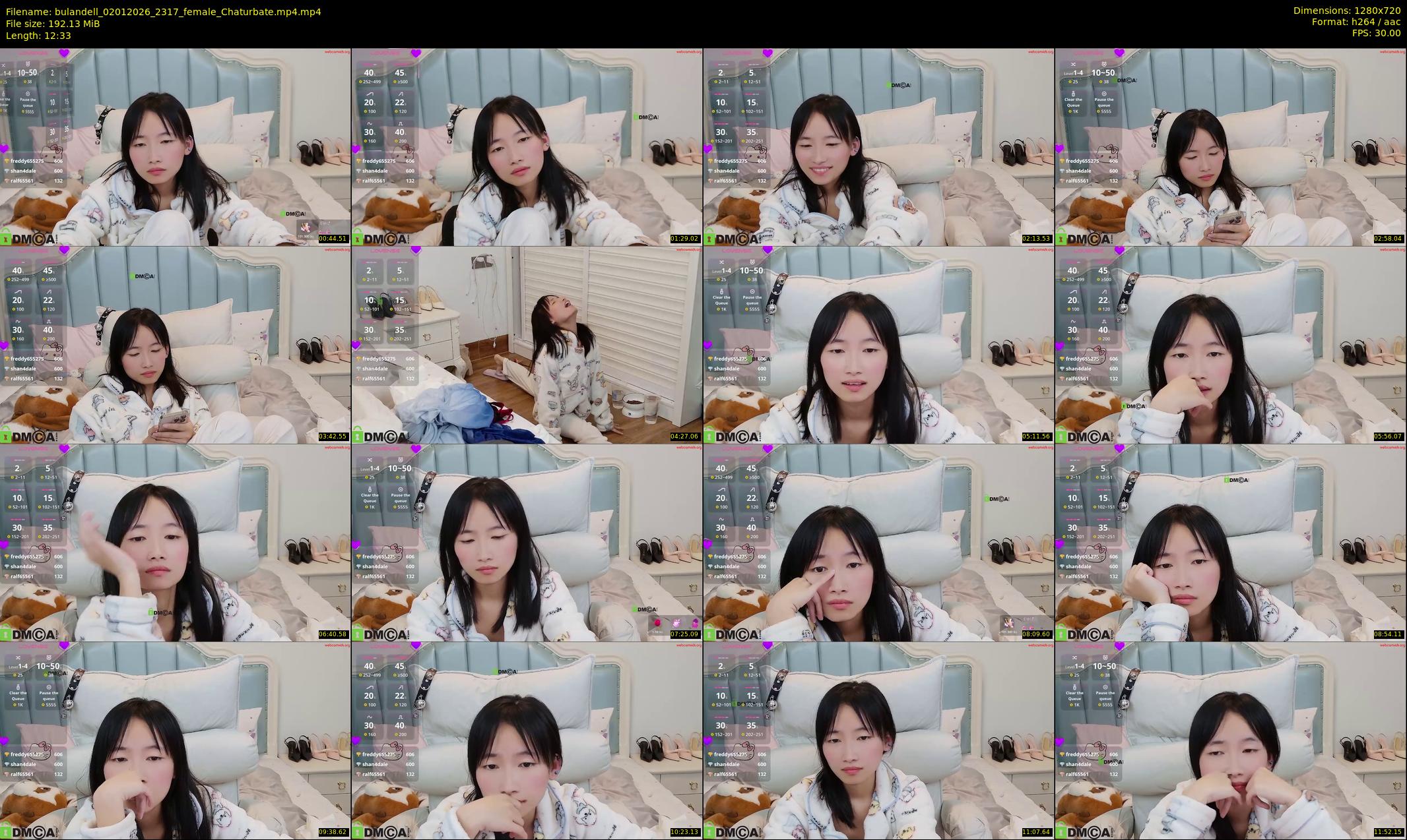 bulandell — 13 minute Chaturbate female cam show recording, 720p, Jan 2, 2026