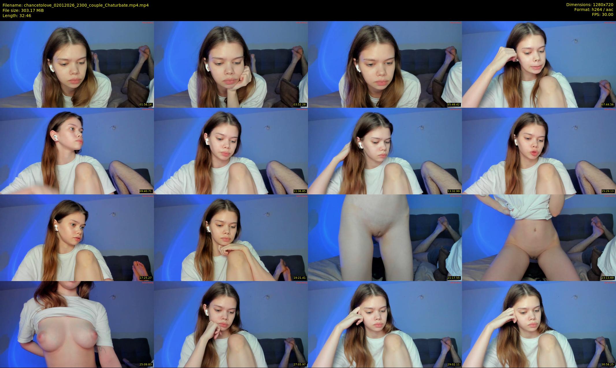 chancetolove — 33 minute Chaturbate couple cam show recording, 720p, Jan 2, 2026