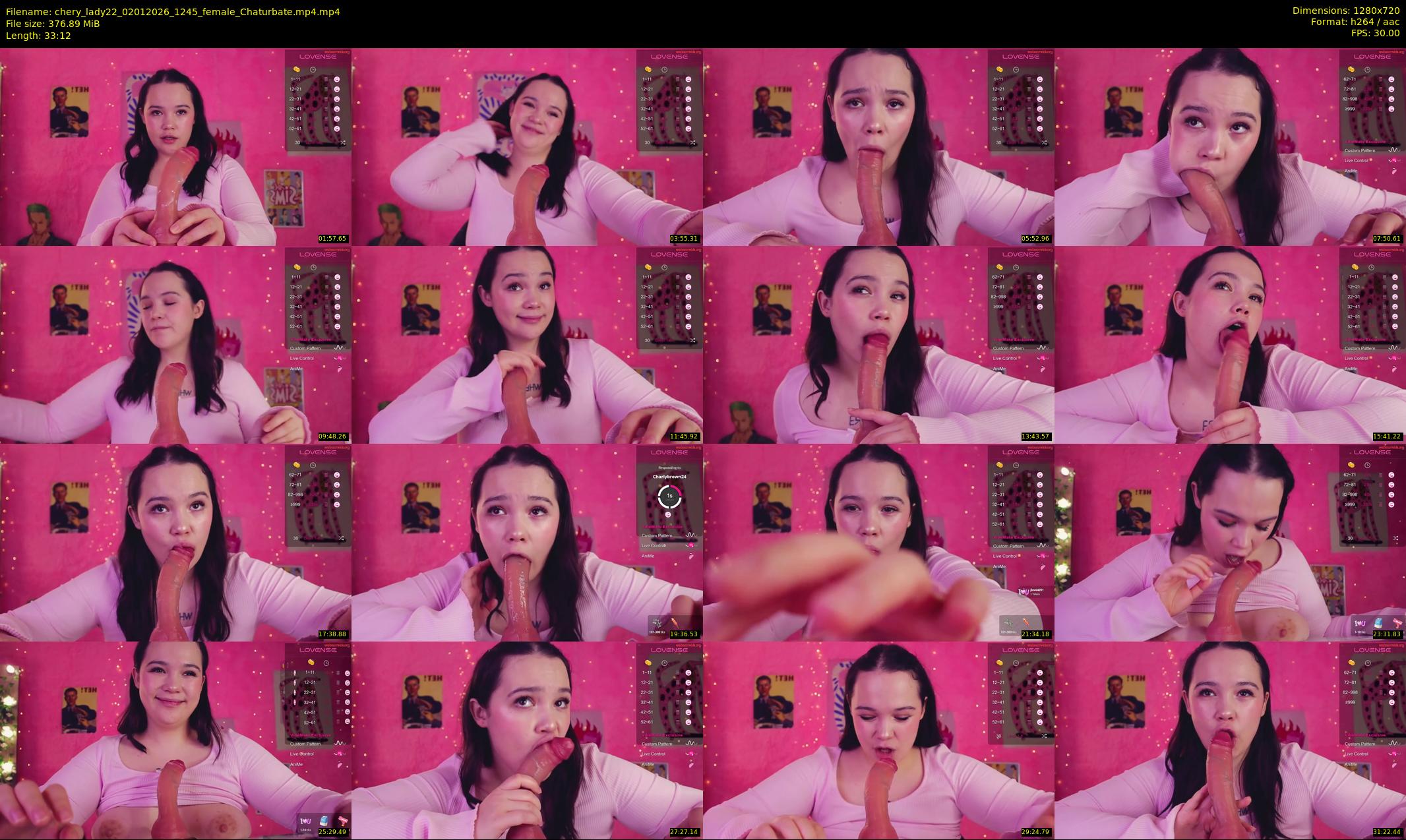 chery_lady22 — 34 minute Chaturbate female cam show recording, 720p, Jan 2, 2026