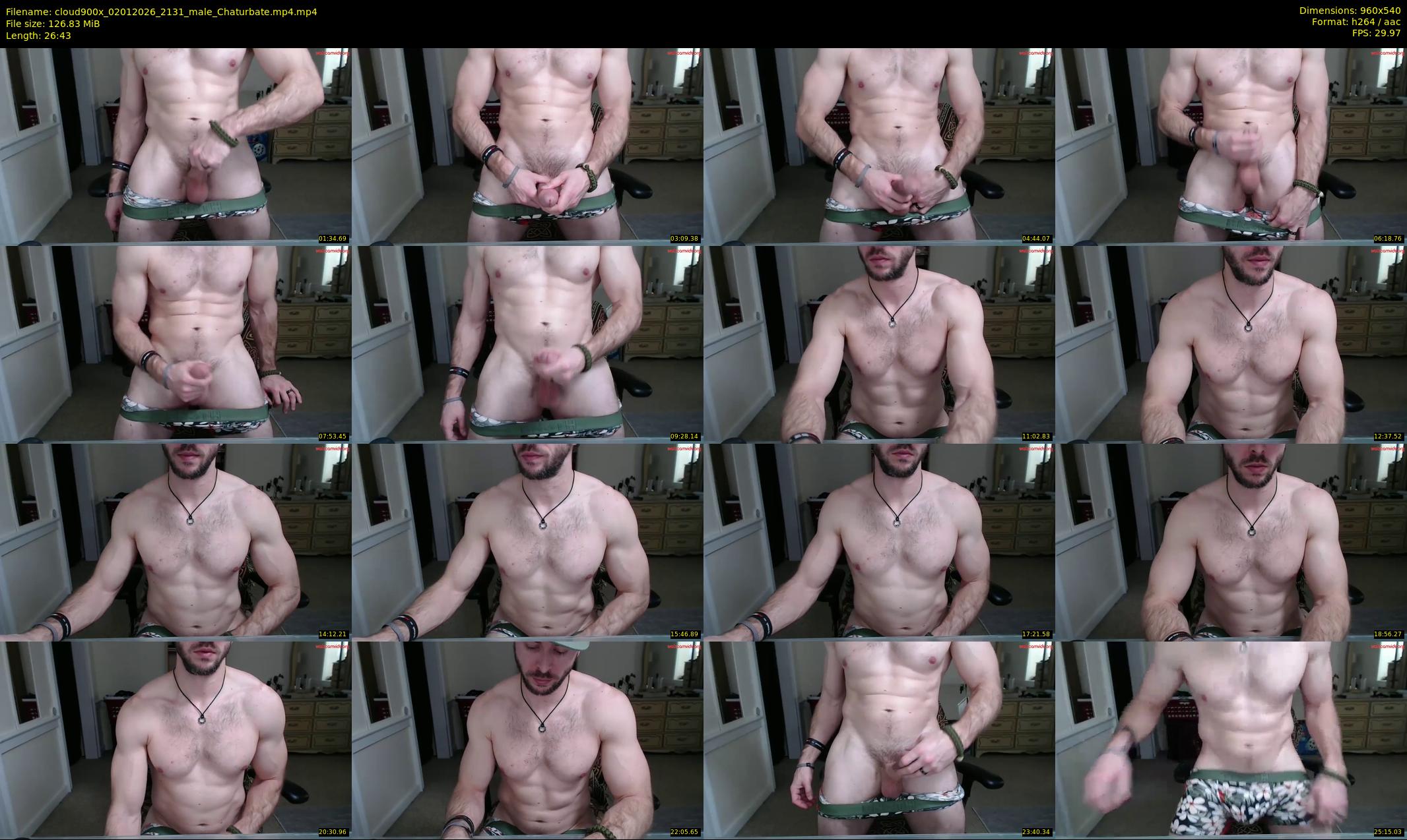 cloud900x — 27 minute Chaturbate male cam show recording, 480p, Jan 2, 2026