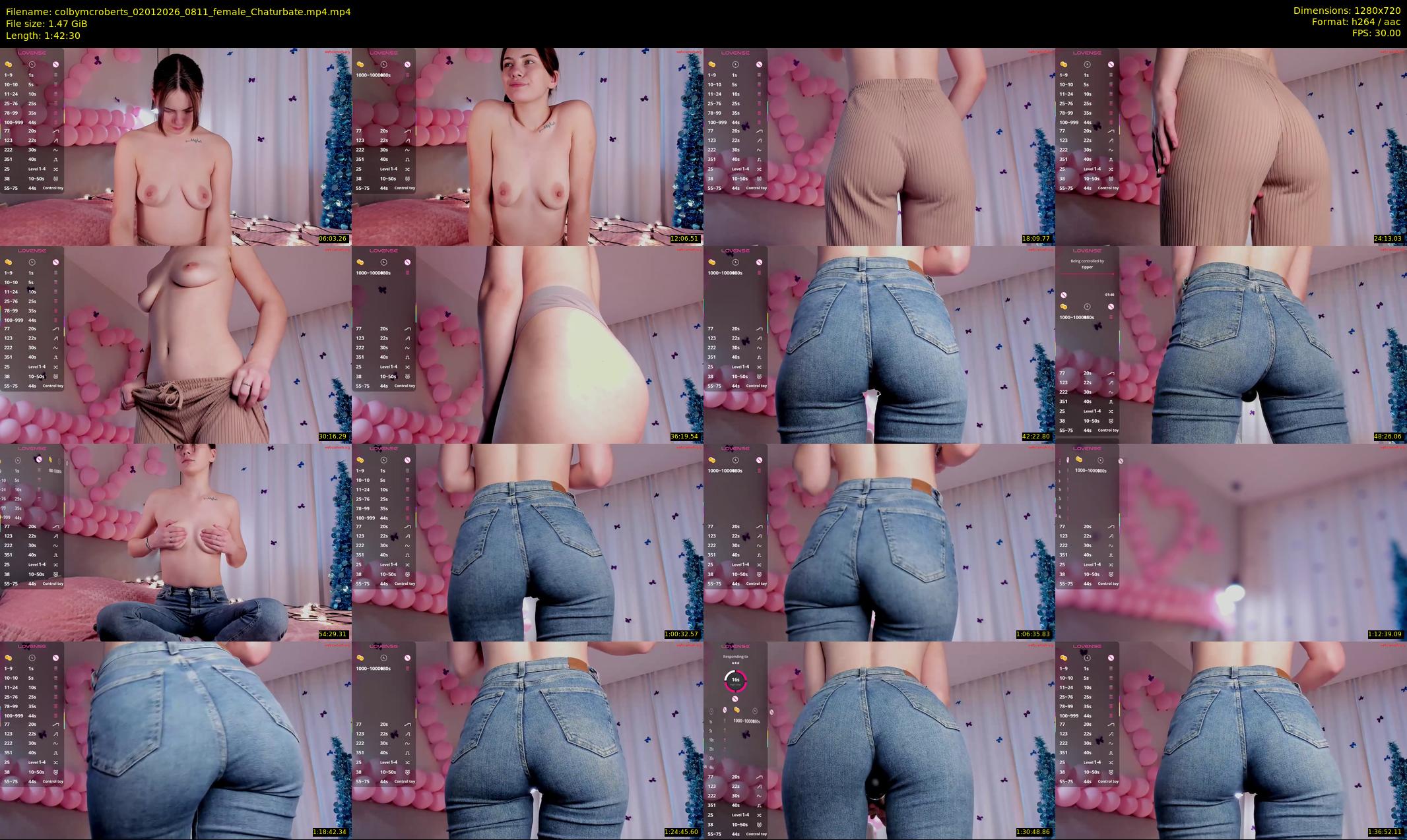 colbymcroberts — 103 minute Chaturbate female cam show recording, 720p, Jan 2, 2026