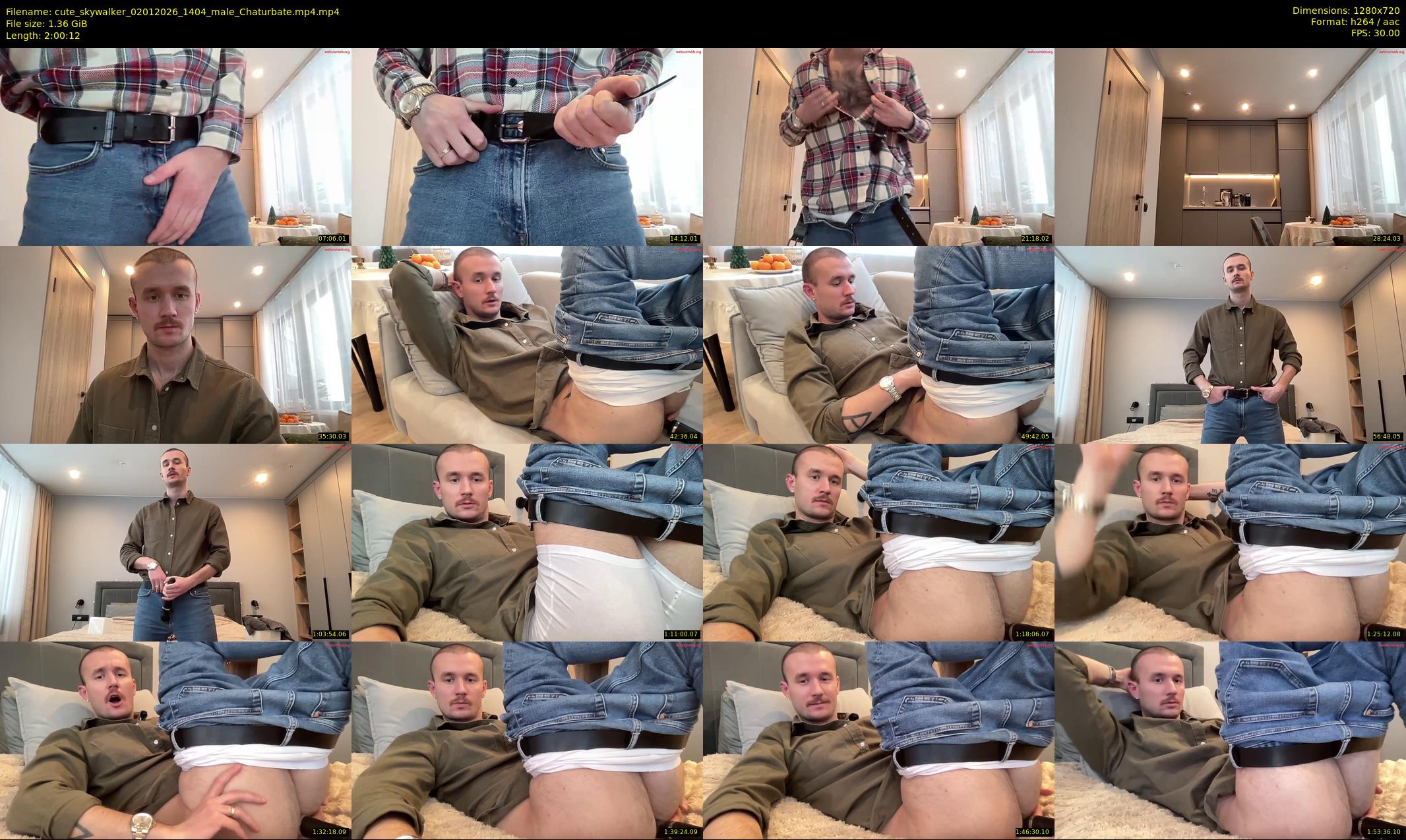 cute_skywalker — 121 minute Chaturbate male cam show recording, 720p, Jan 2, 2026