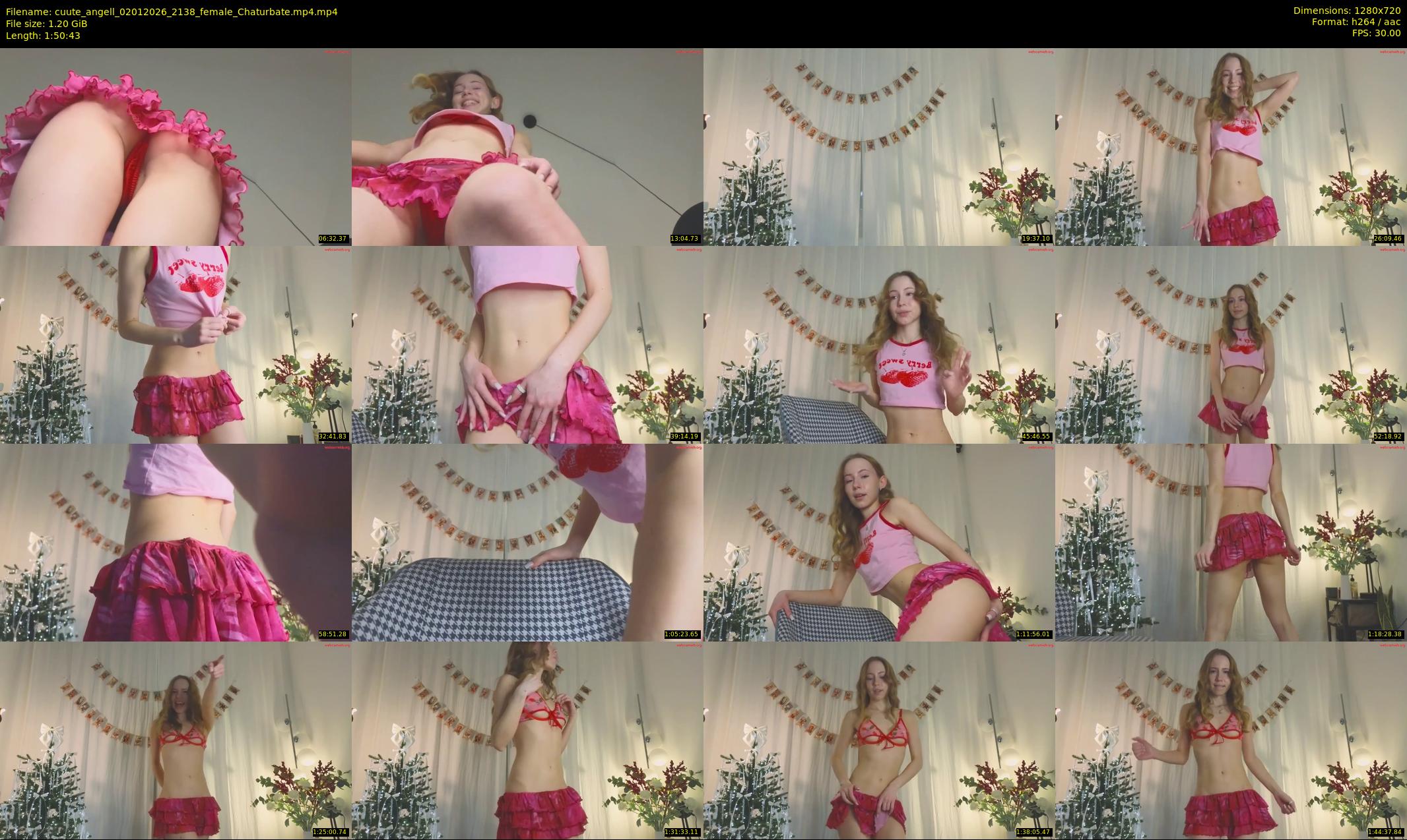 cuute_angell — 111 minute Chaturbate female cam show recording, 720p, Jan 2, 2026