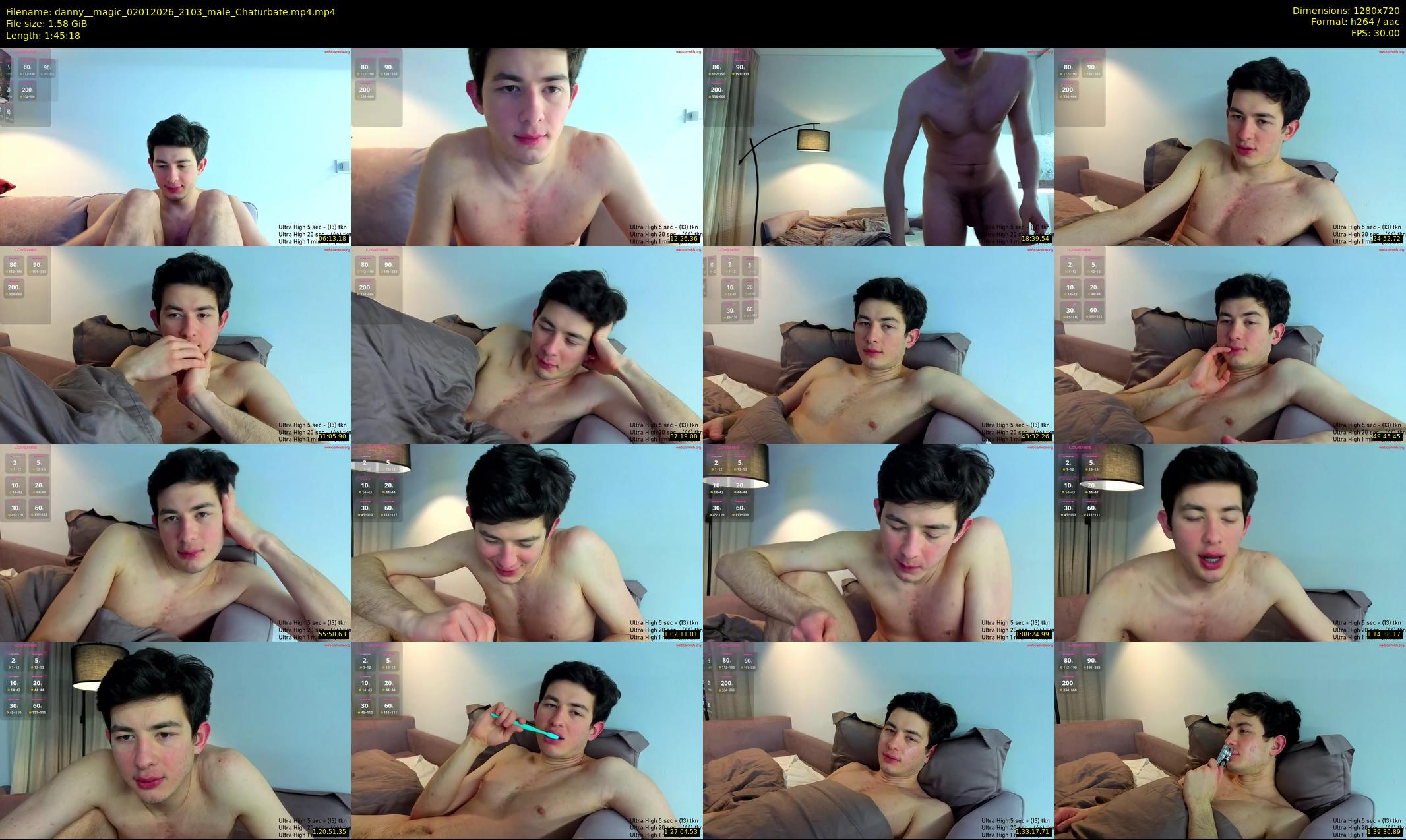 danny__magic — 106 minute Chaturbate male cam show recording, 720p, Jan 2, 2026