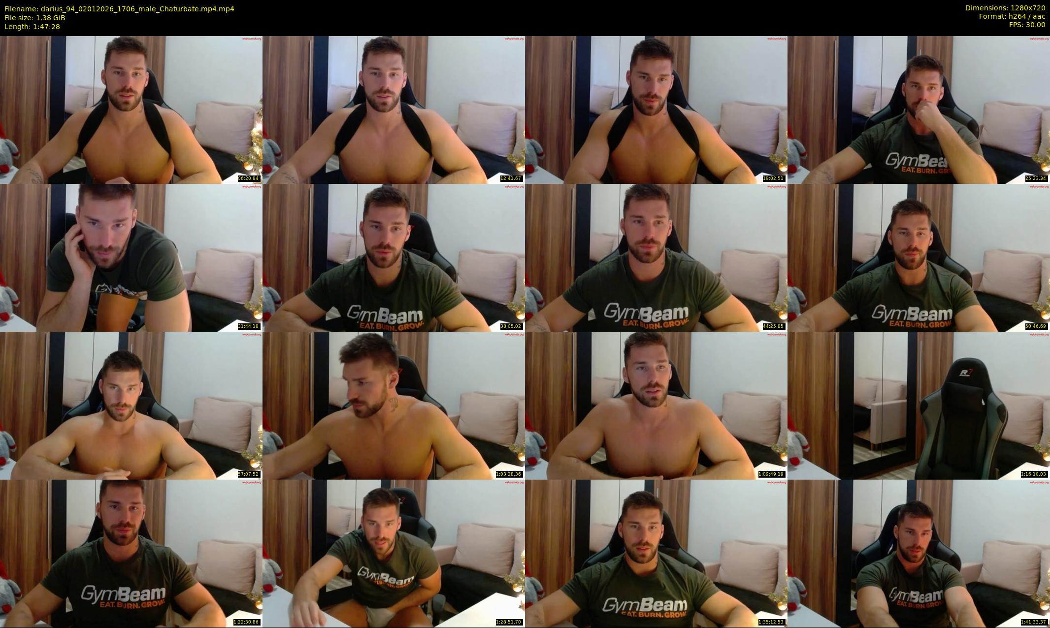 darius_94 — 108 minute Chaturbate male cam show recording, 720p, Jan 2, 2026