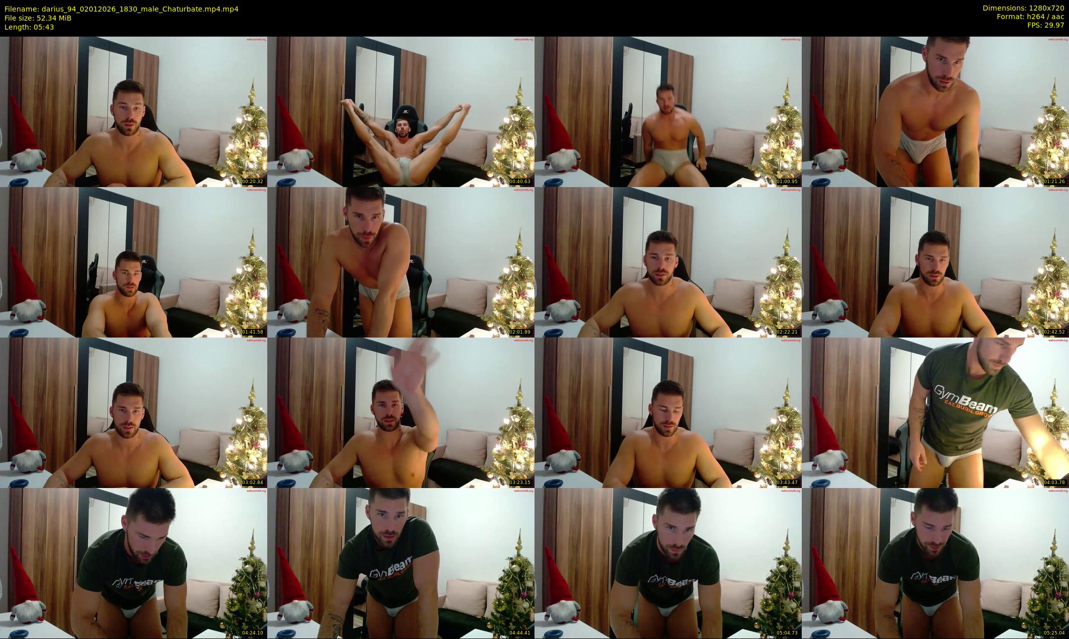 darius_94 — 6 minute Chaturbate male cam show recording, 720p, Jan 2, 2026