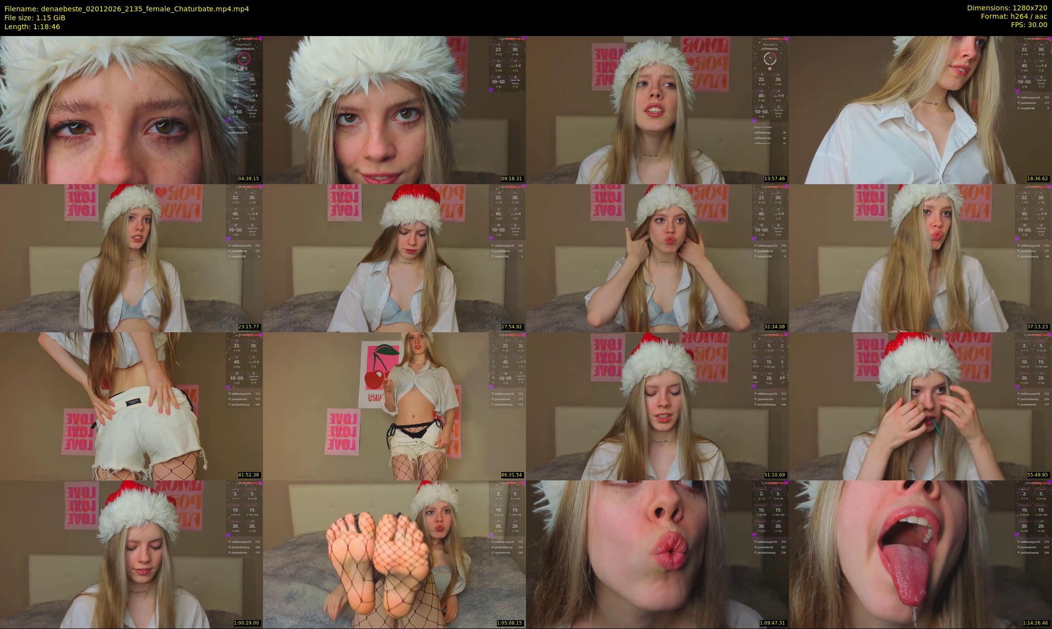 denaebeste — 79 minute Chaturbate female cam show recording, 720p, Jan 2, 2026