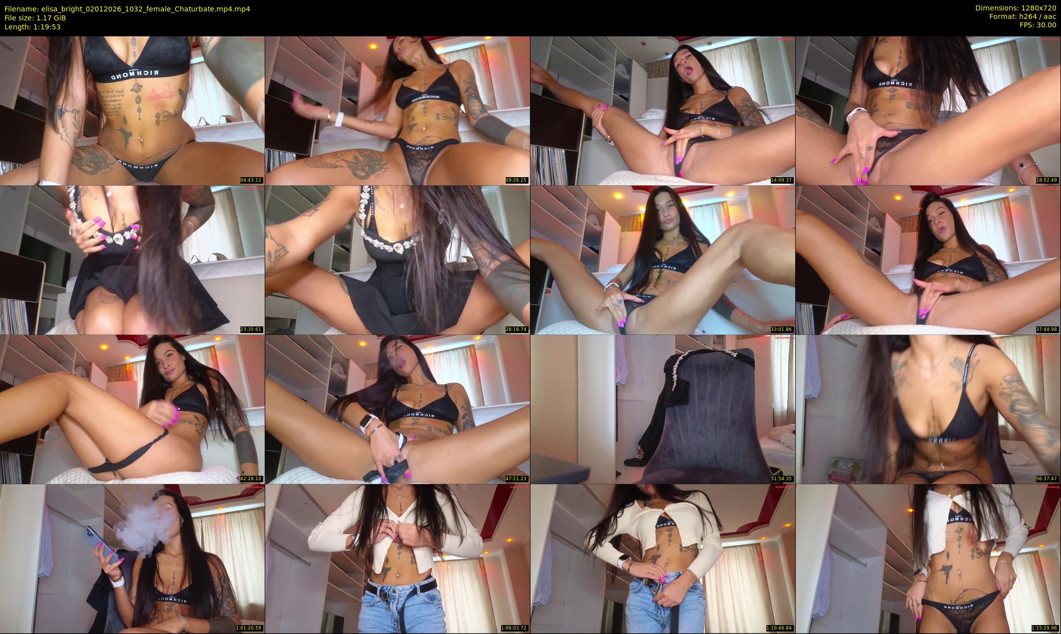 elisa_bright — 80 minute Chaturbate female cam show recording, 720p, Jan 2, 2026