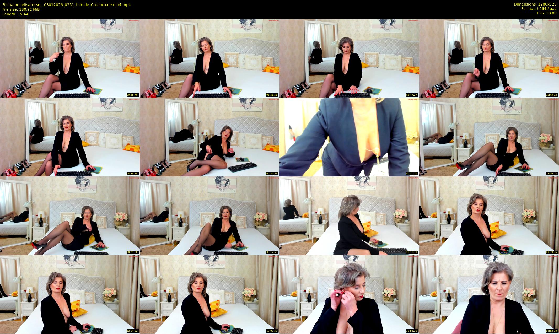 elisarosse_ — 16 minute Chaturbate female cam show recording, 720p, Jan 3, 2026