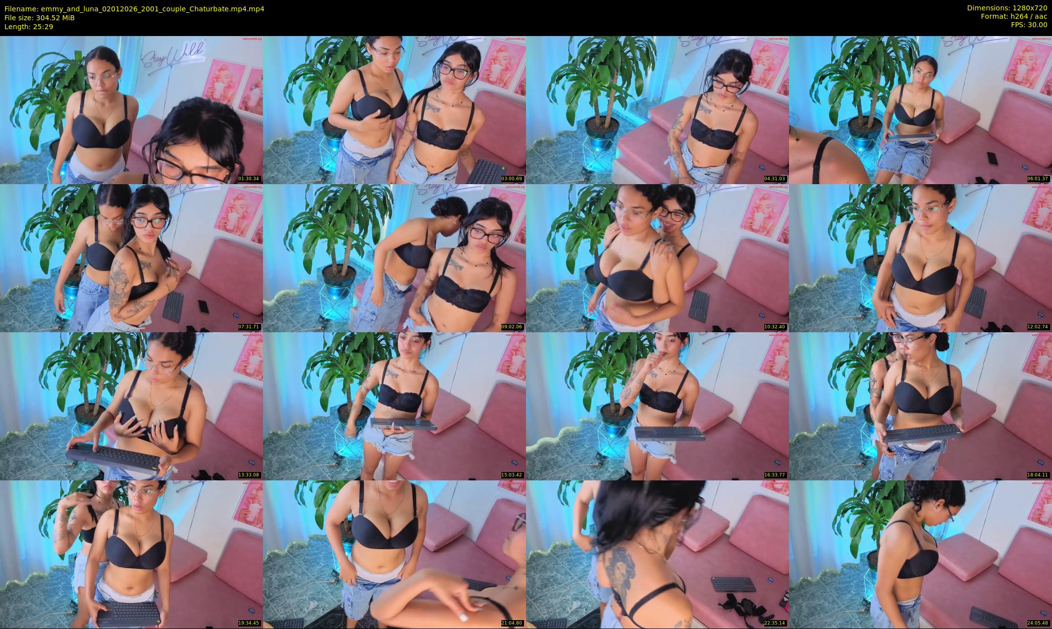 emmy_and_luna — 26 minute Chaturbate couple cam show recording, 720p, Jan 2, 2026