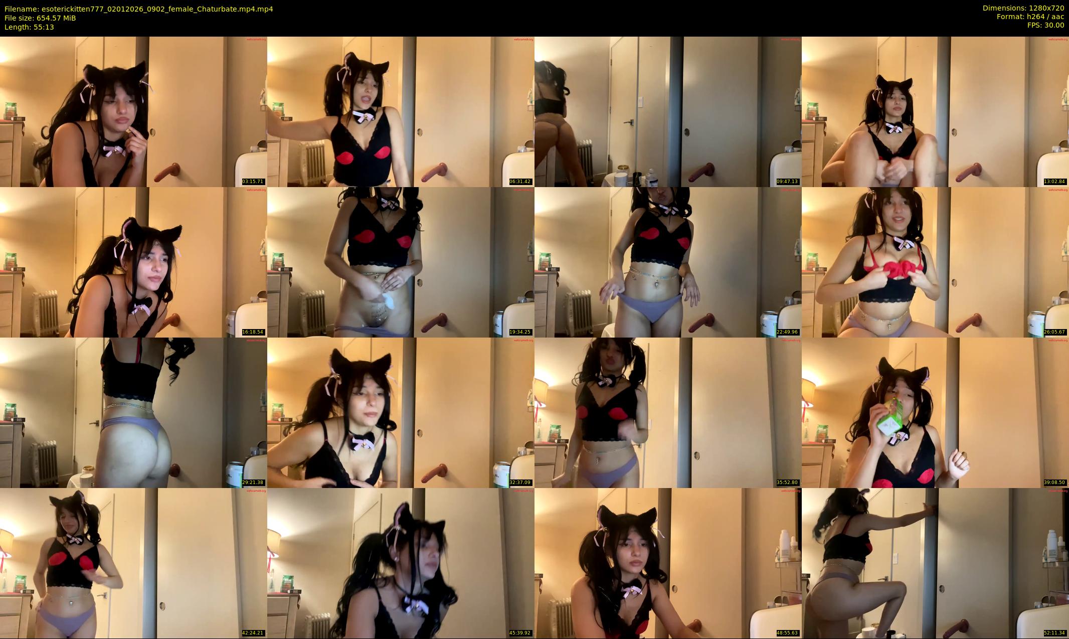 esoterickitten777 — 56 minute Chaturbate female cam show recording, 720p, Jan 2, 2026