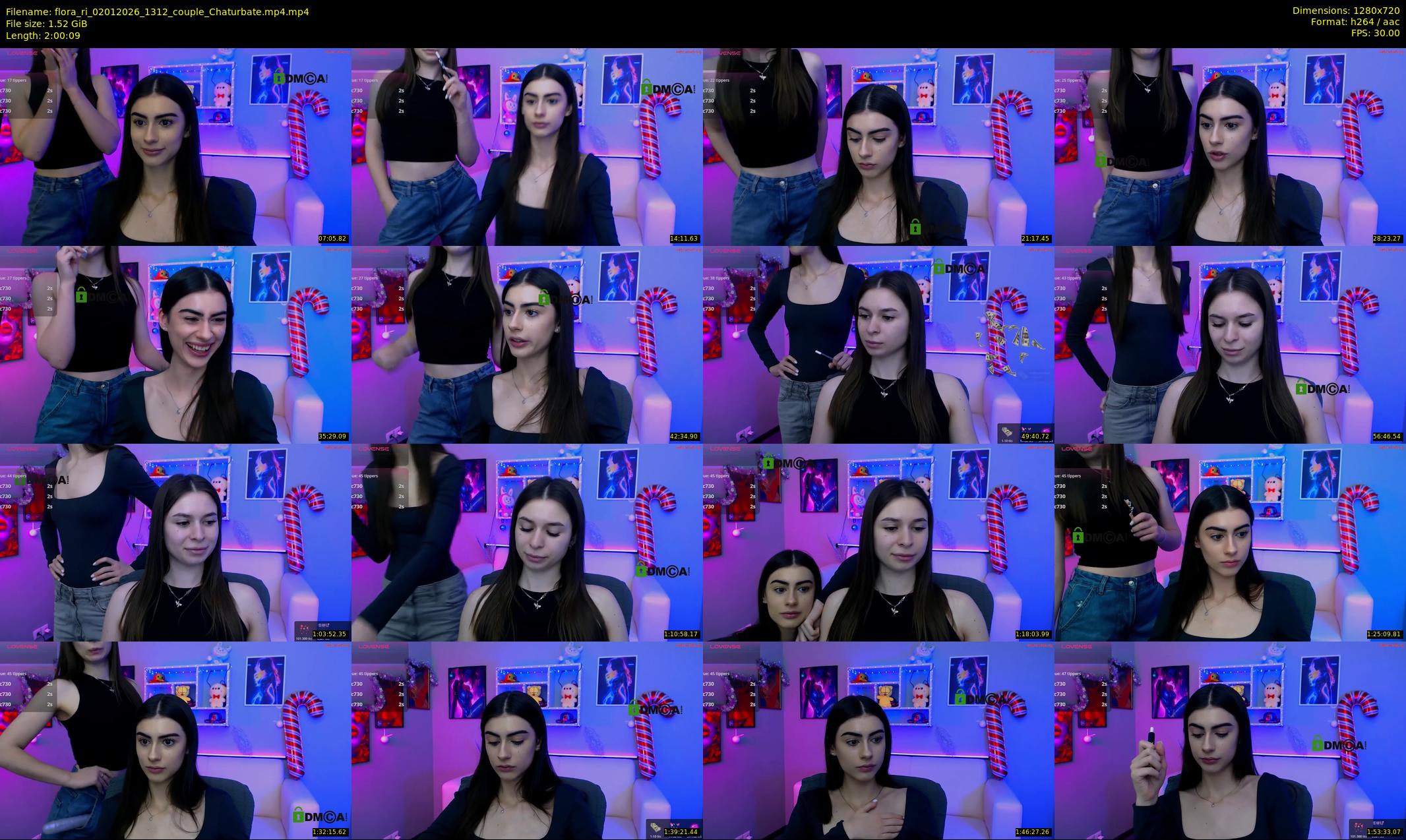 flora_ri — 121 minute Chaturbate female cam show recording, 720p, Jan 2, 2026