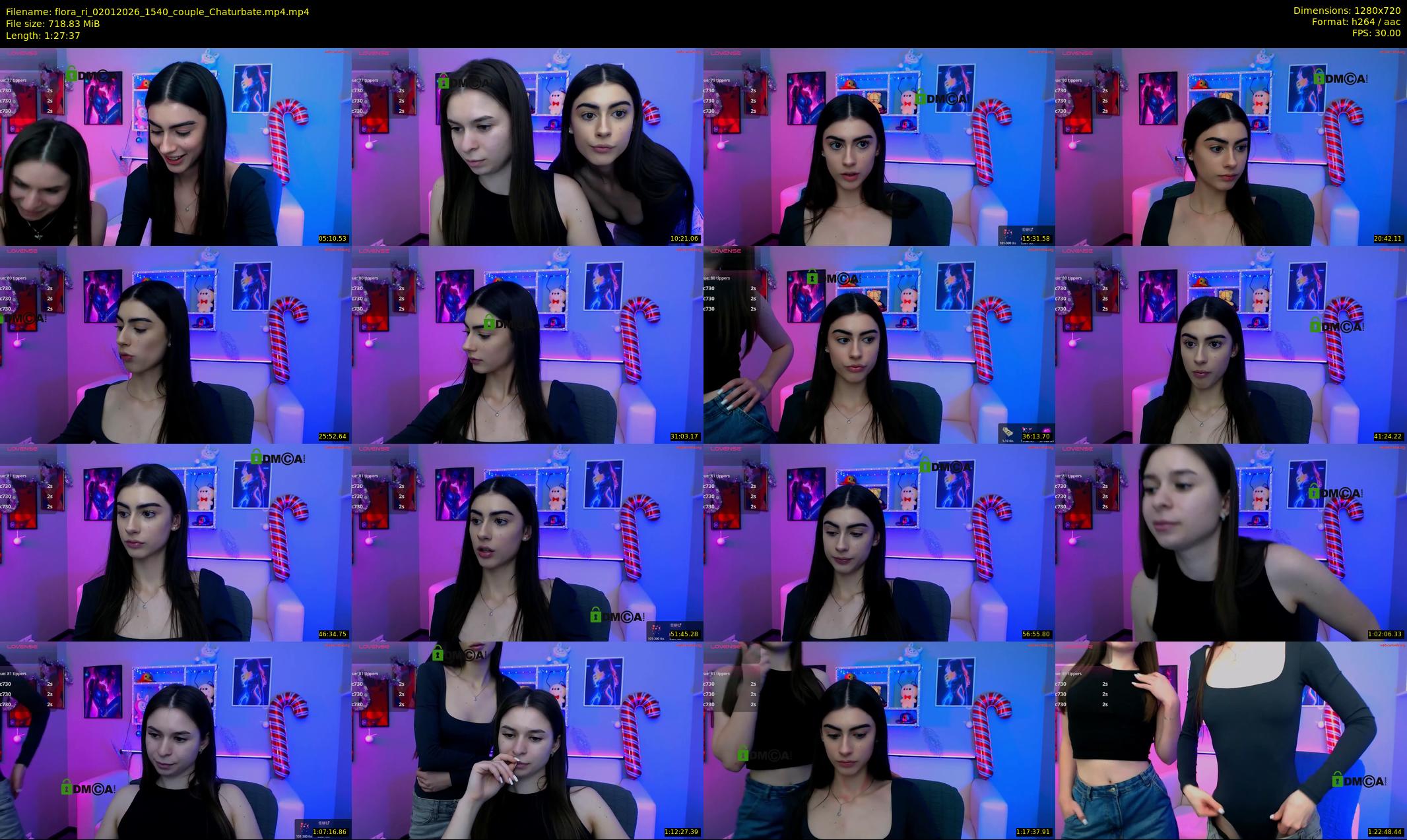 flora_ri — 88 minute Chaturbate female cam show recording, 720p, Jan 2, 2026
