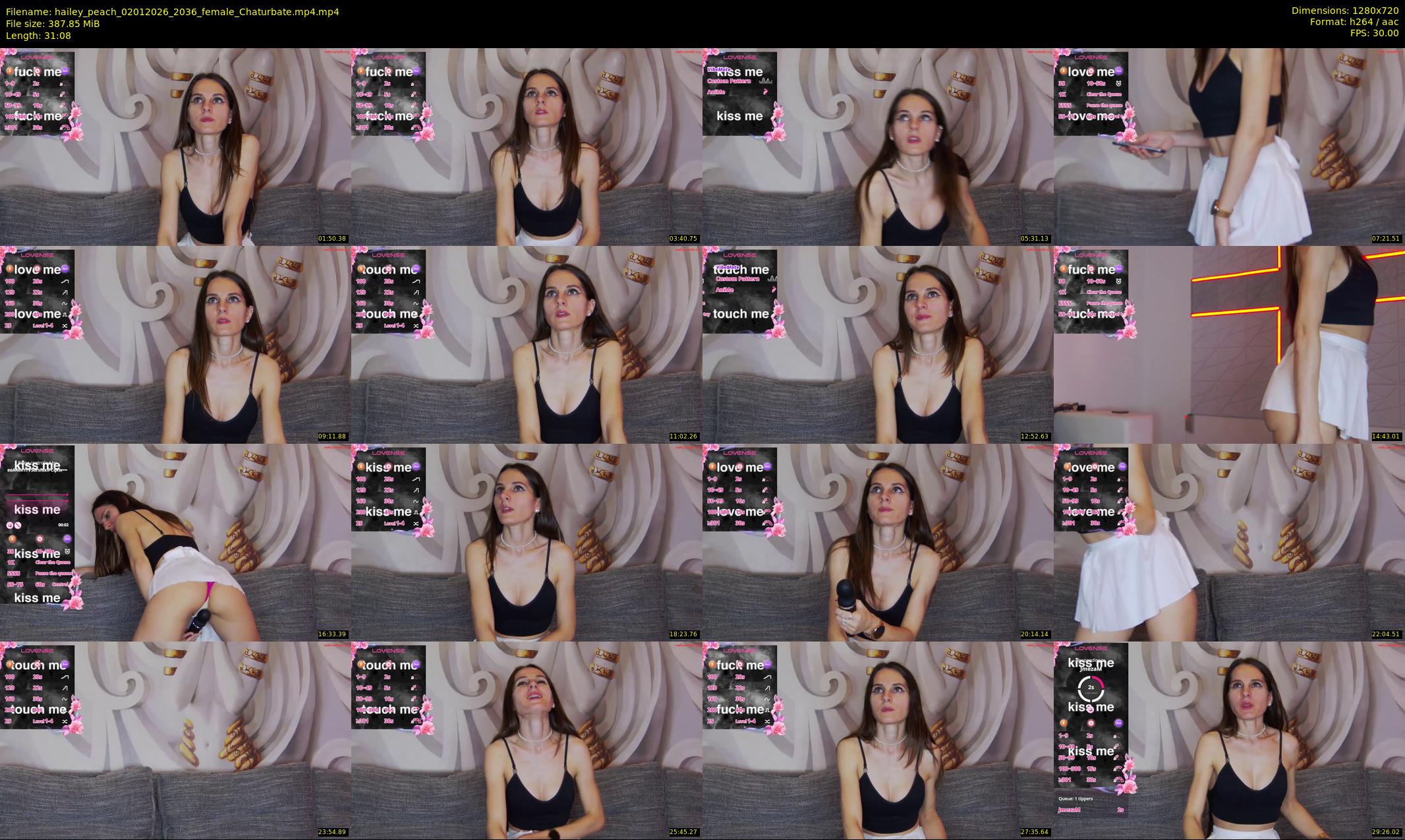 hailey_peach — 32 minute Chaturbate female cam show recording, 720p, Jan 2, 2026