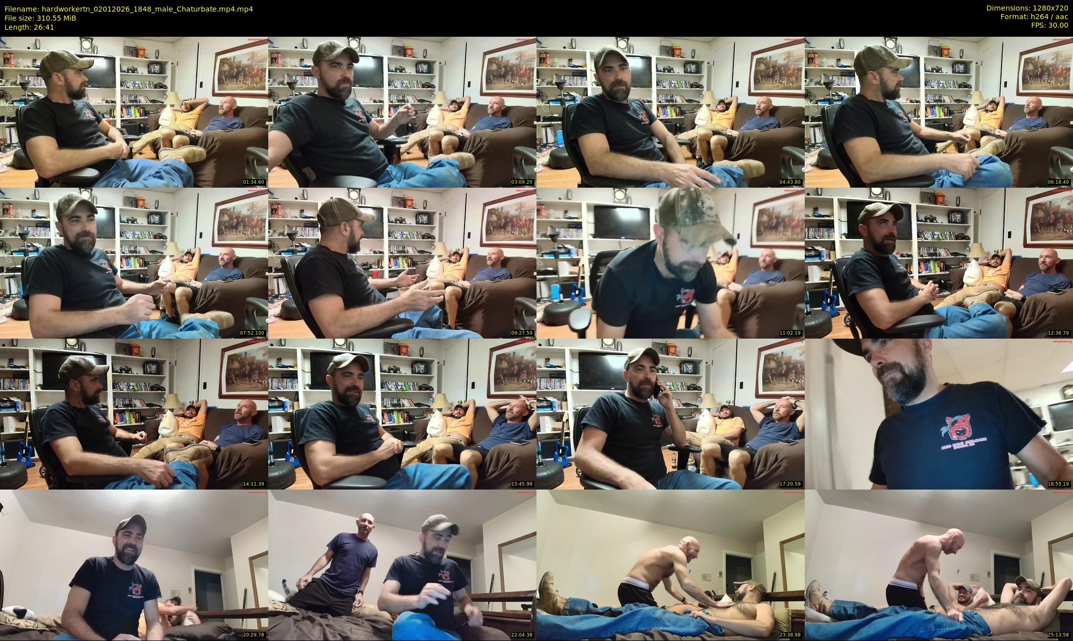 hardworkertn — 27 minute Chaturbate male cam show recording, 720p, Jan 2, 2026
