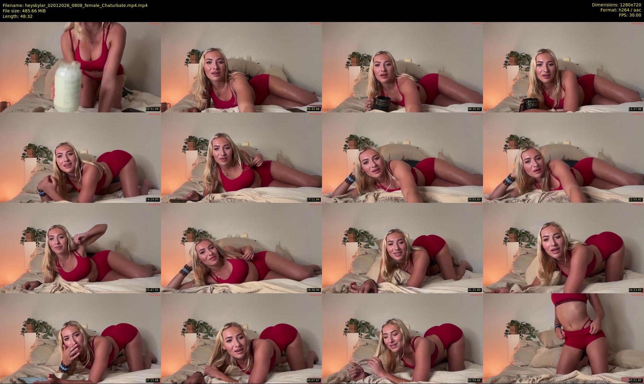 heyskylar — 49 minute Chaturbate female cam show recording, 720p, Jan 2, 2026