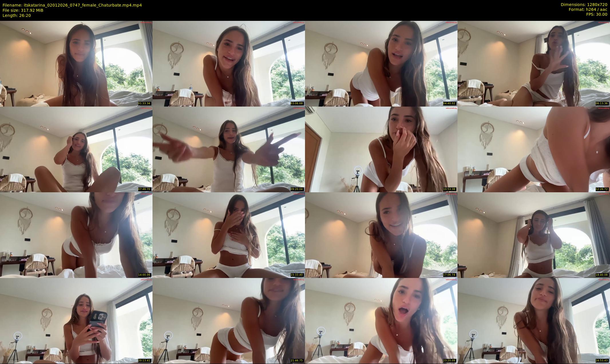 itskatarina — 27 minute Chaturbate female cam show recording, 720p, Jan 2, 2026