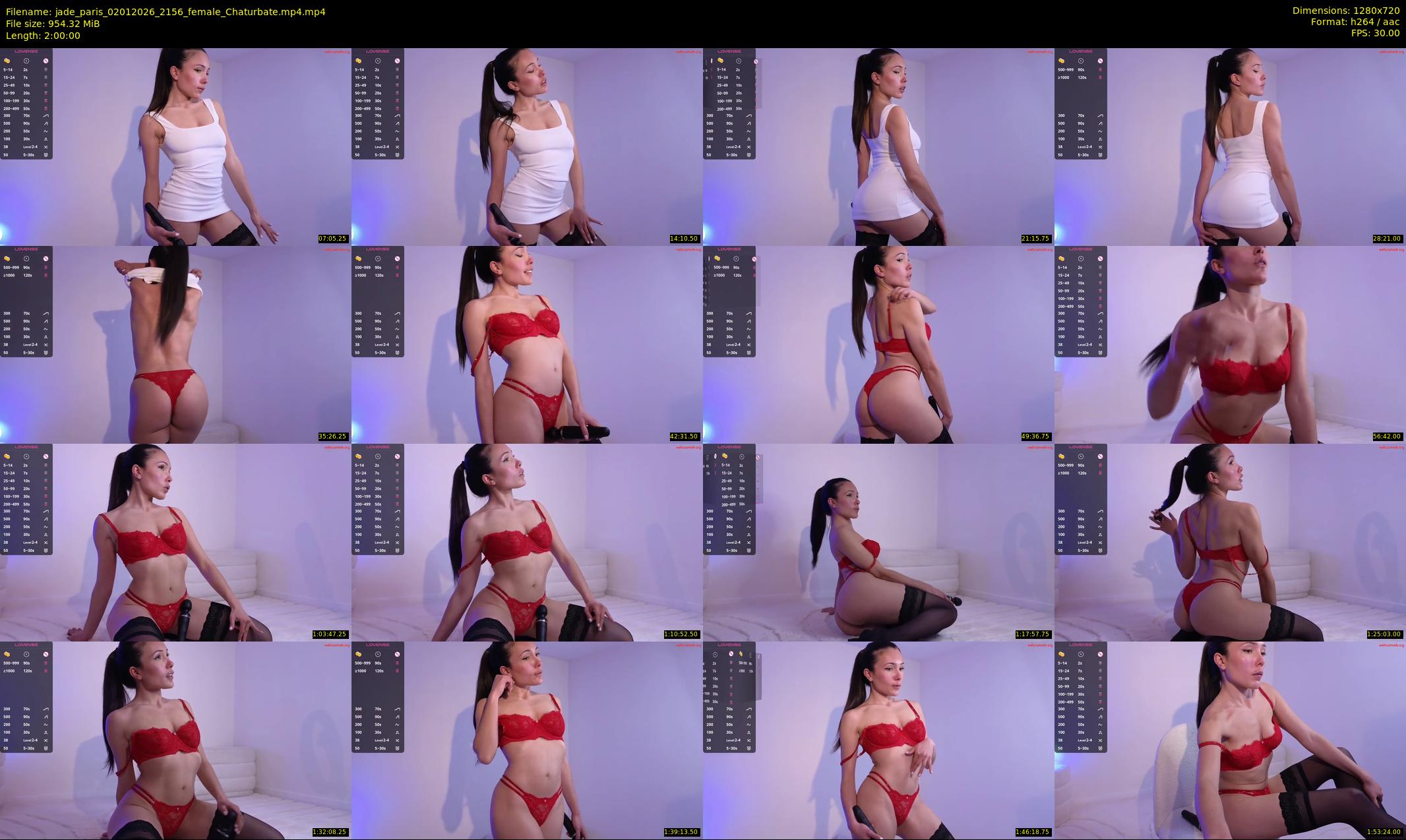 jade_paris — 120 minute Chaturbate female cam show recording, 720p, Jan 2, 2026