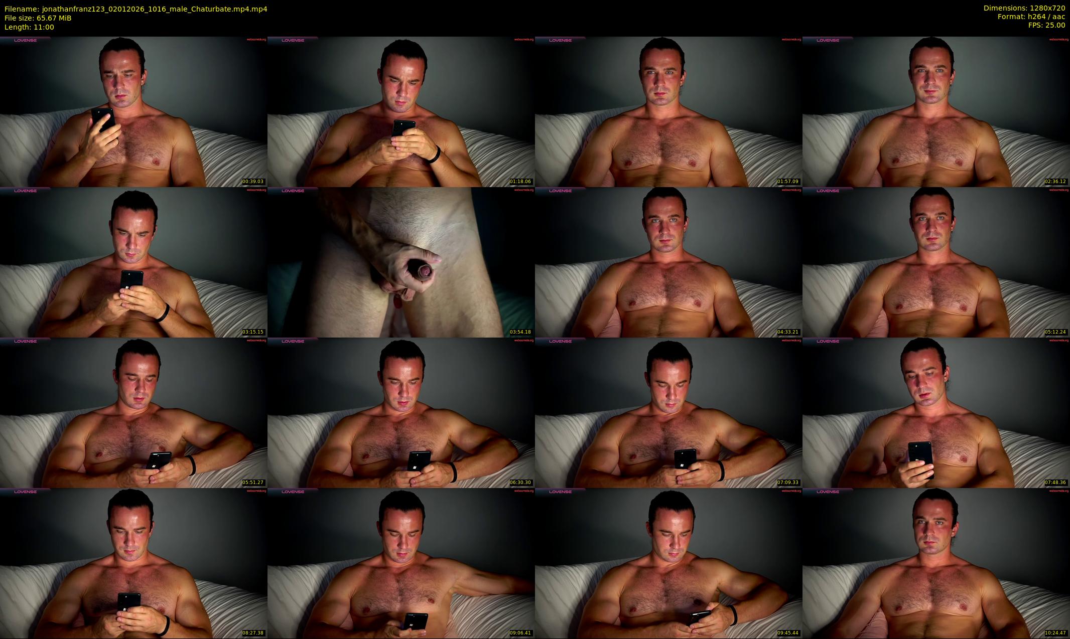 jonathanfranz123 — 11 minute Chaturbate male cam show recording, 720p, Jan 2, 2026