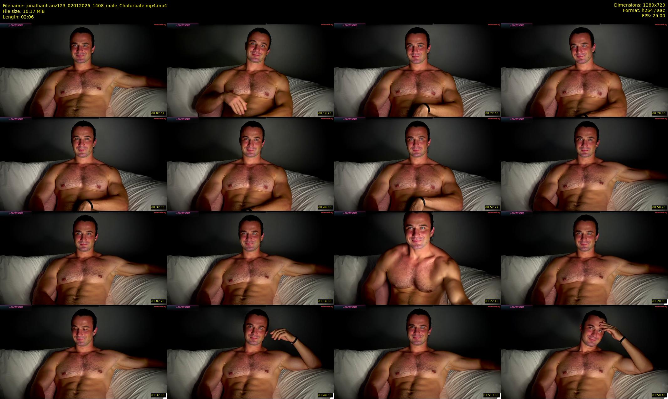 jonathanfranz123 — 3 minute Chaturbate male cam show recording, 720p, Jan 2, 2026