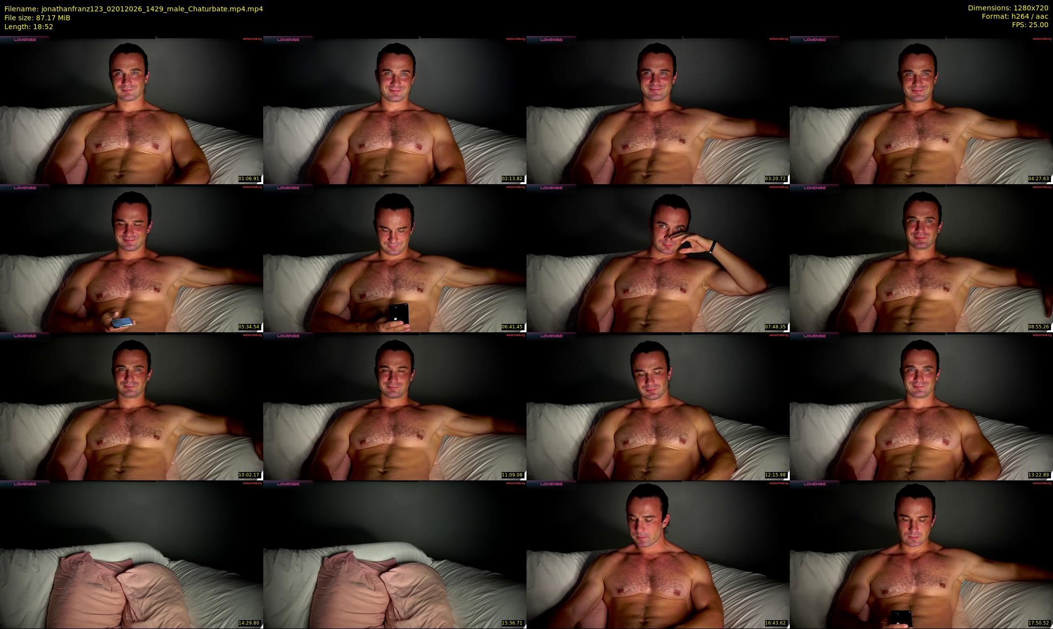jonathanfranz123 — 19 minute Chaturbate male cam show recording, 720p, Jan 2, 2026