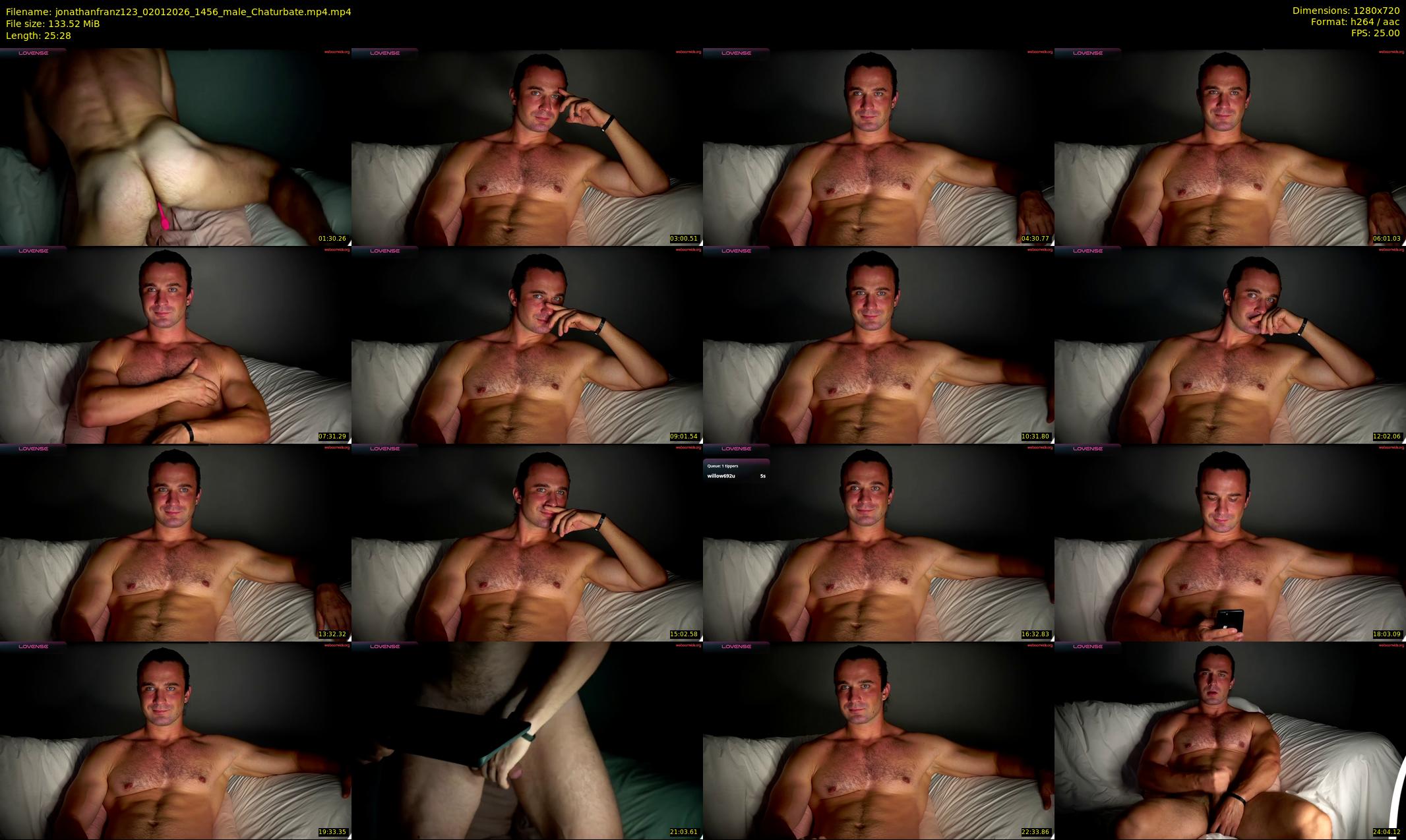 jonathanfranz123 — 26 minute Chaturbate male cam show recording, 720p, Jan 2, 2026